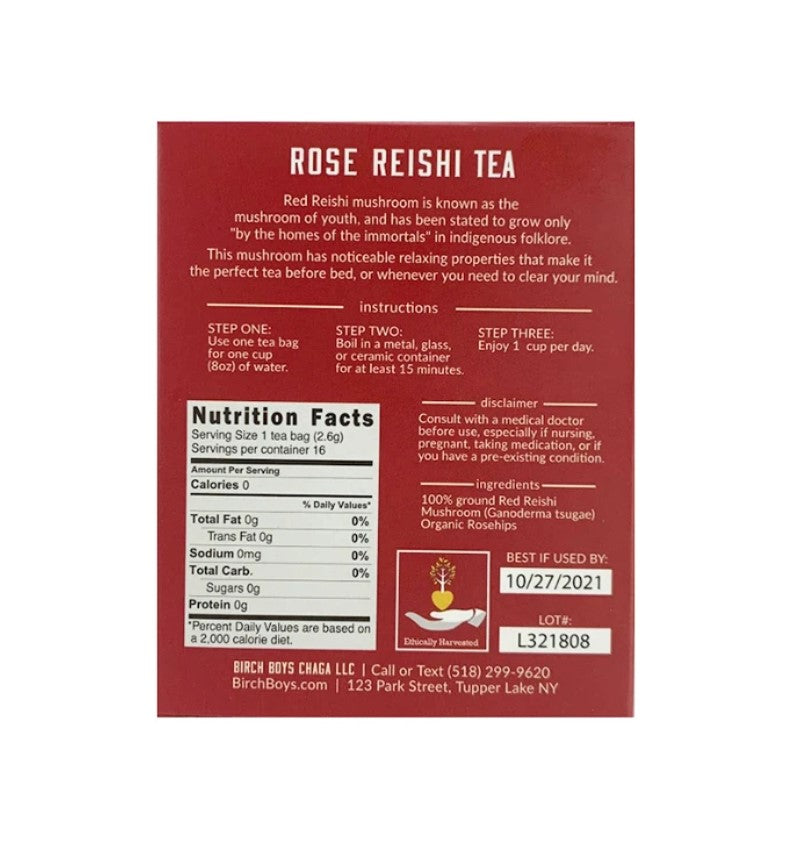 Wild Reishi with Rosehips Tea—Birch Boys