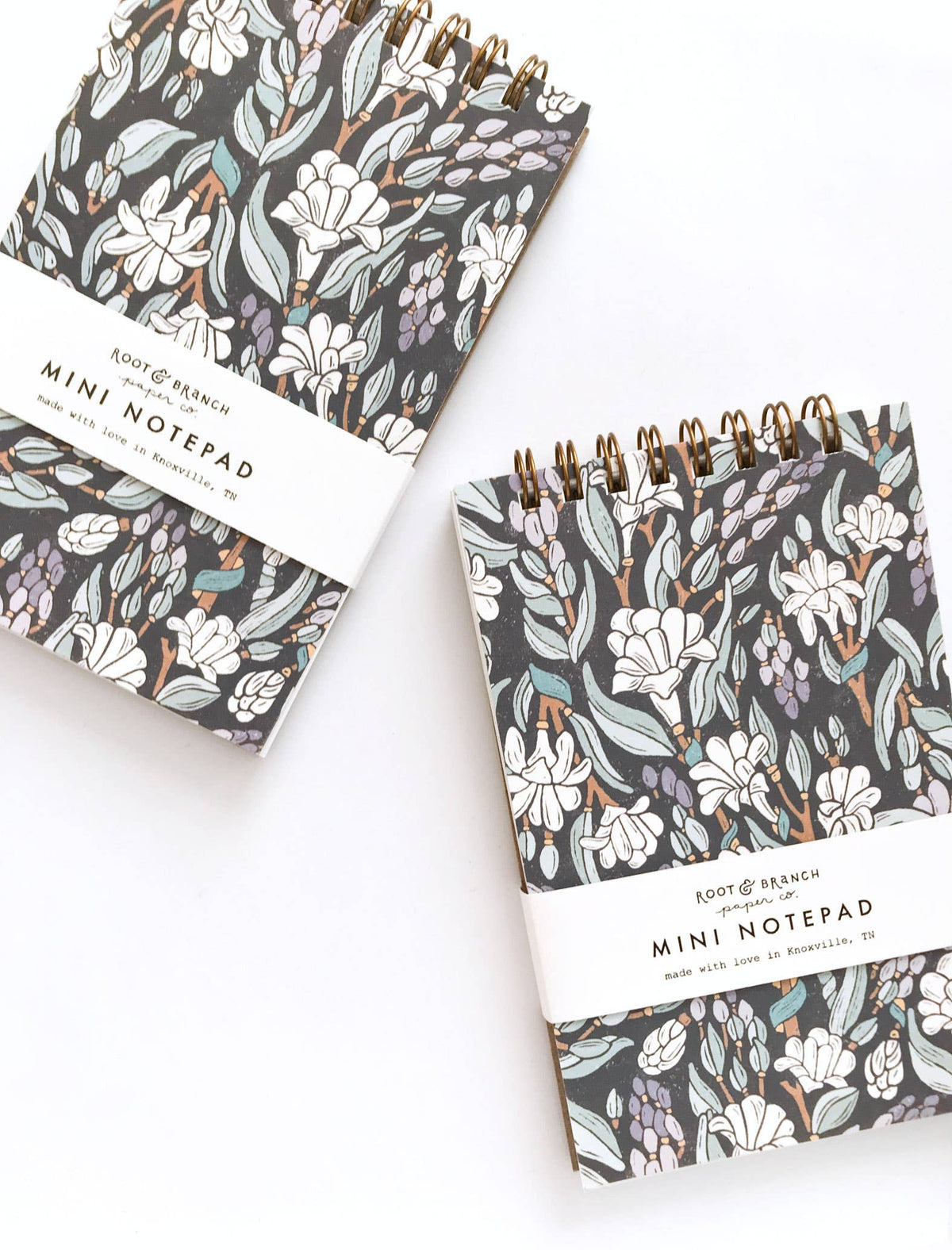 Moonlit Tuberose Mini Spiral Notepad