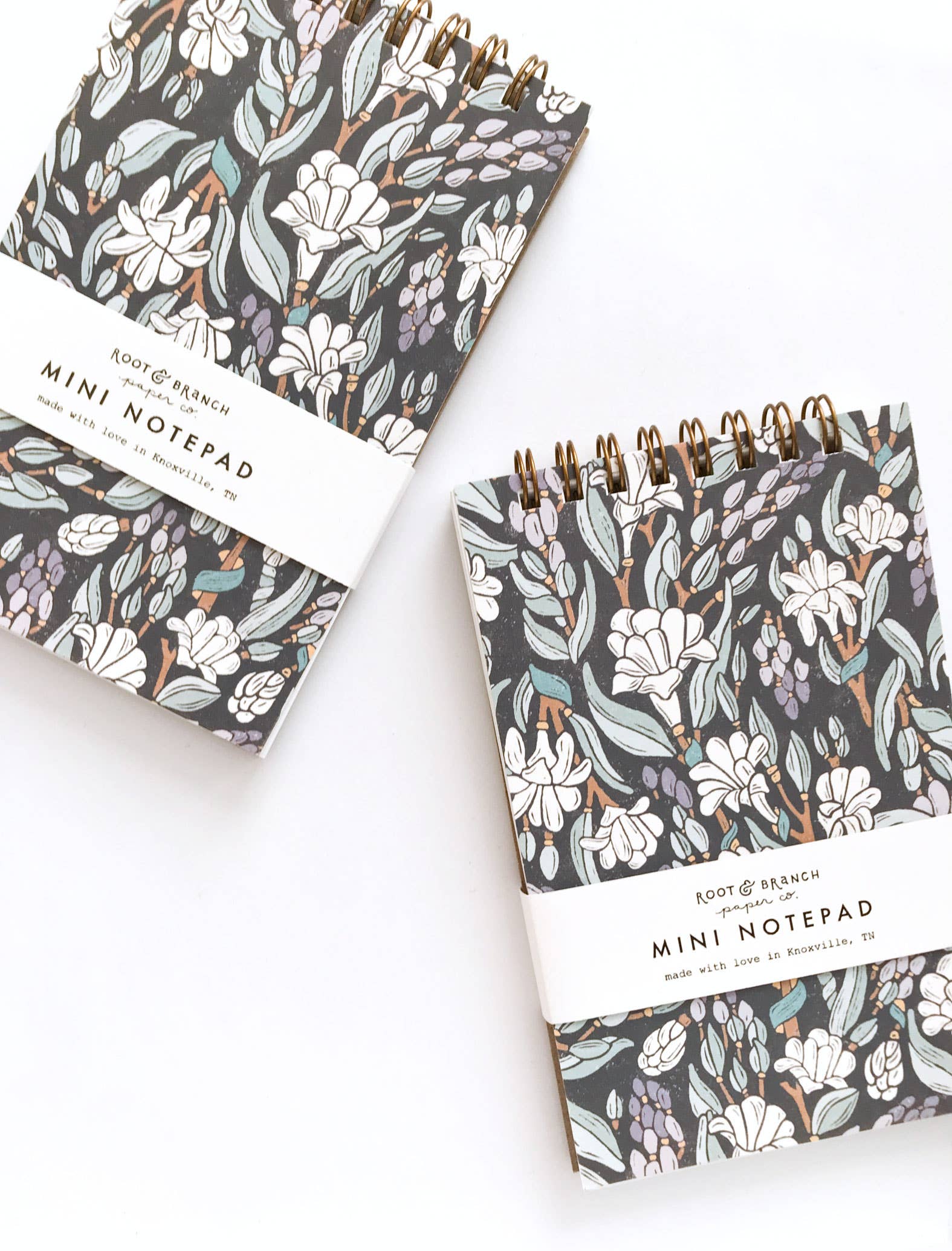 Moonlit Tuberose Mini Spiral Notepad