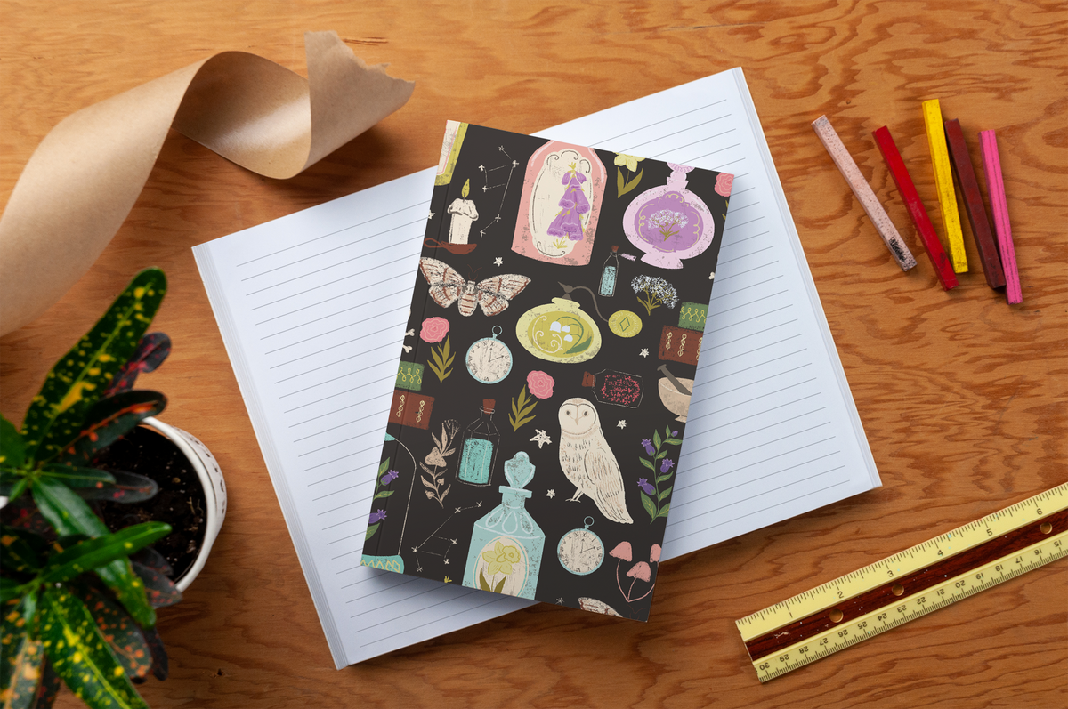 Owls &amp; Potions Classic Layflat Notebook