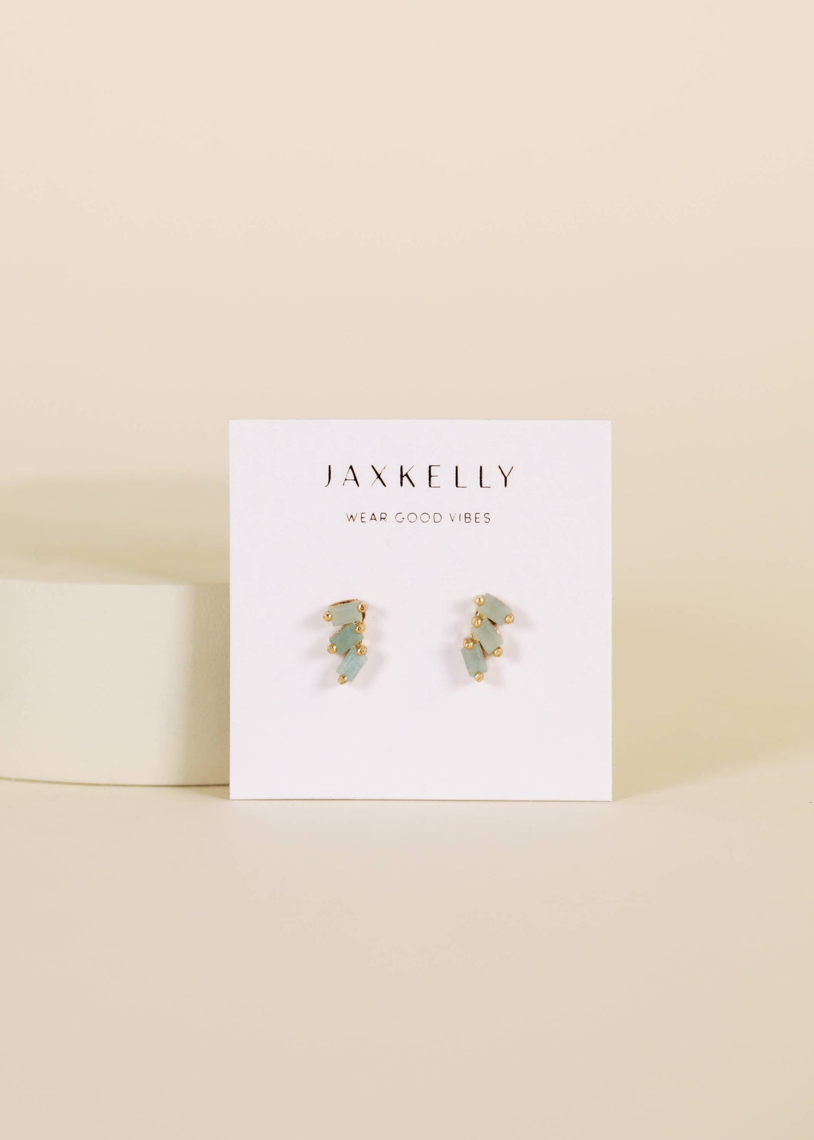 Offset Trio - Amazonite - Earrings