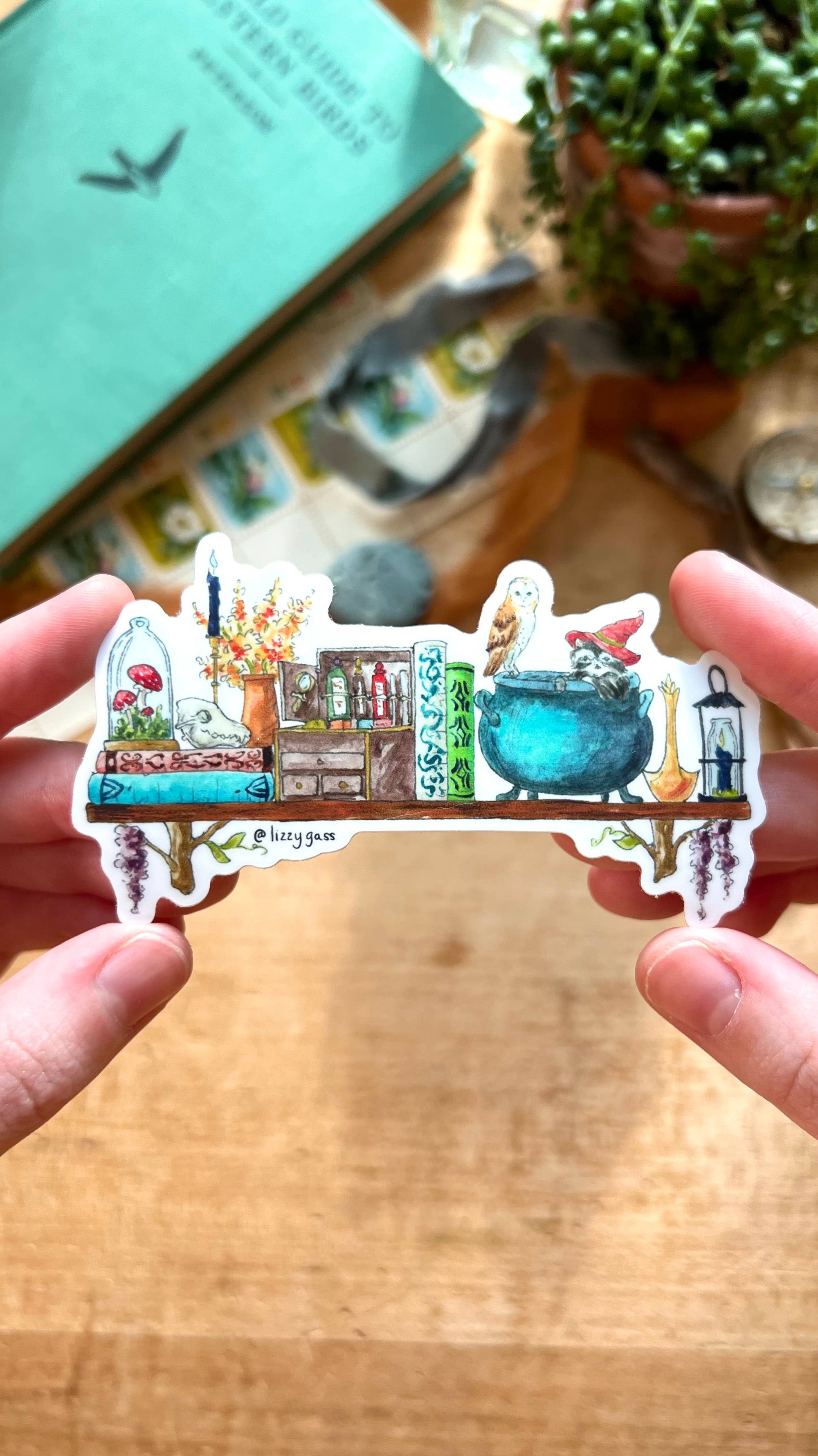 The Forest Witch's Shelf Sticker