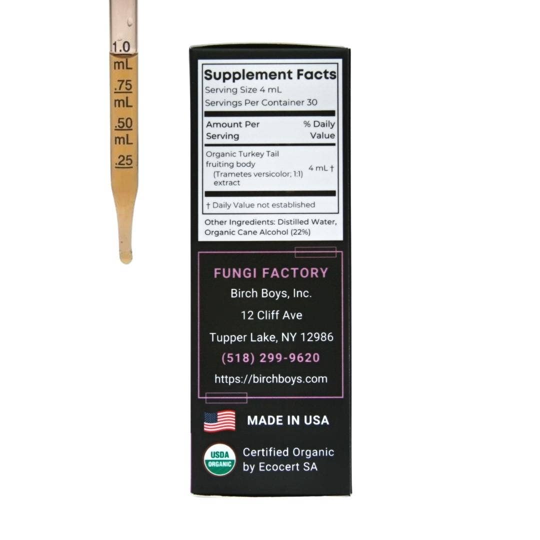 Turkey Tail Tincture (4oz)—Birch Boys