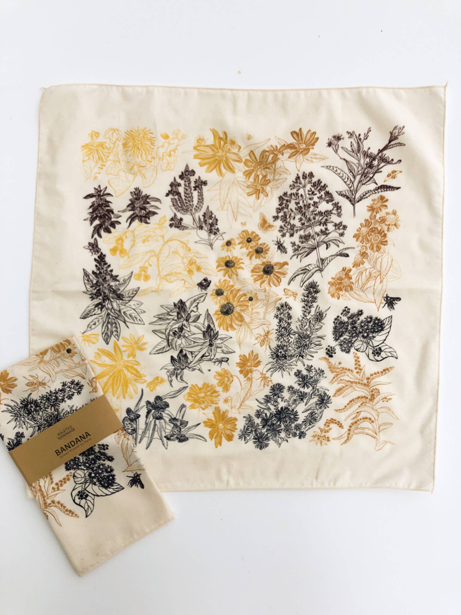 Autumn Wildflower Cotton Bandana