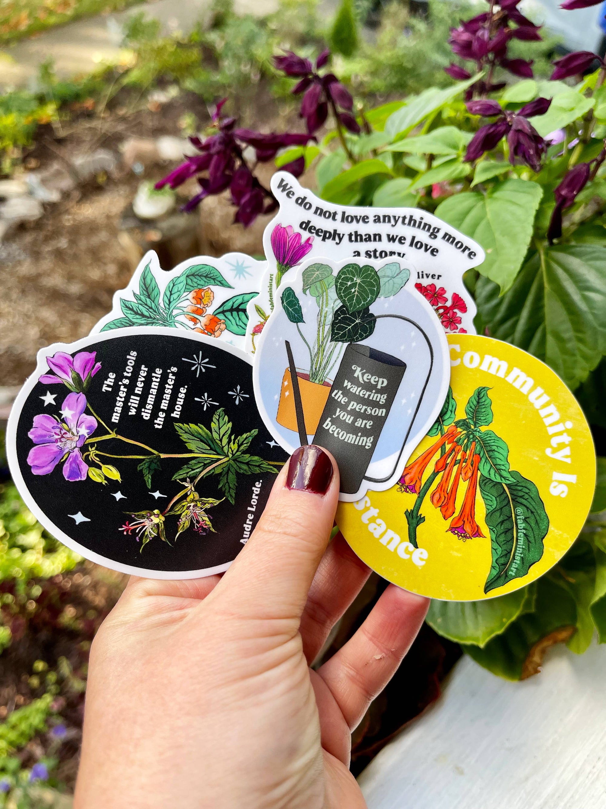 Community Is Resistance: Feminist Sticker