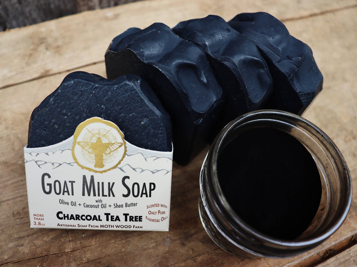 Charcoal Tea Tree Goat Milk Soap