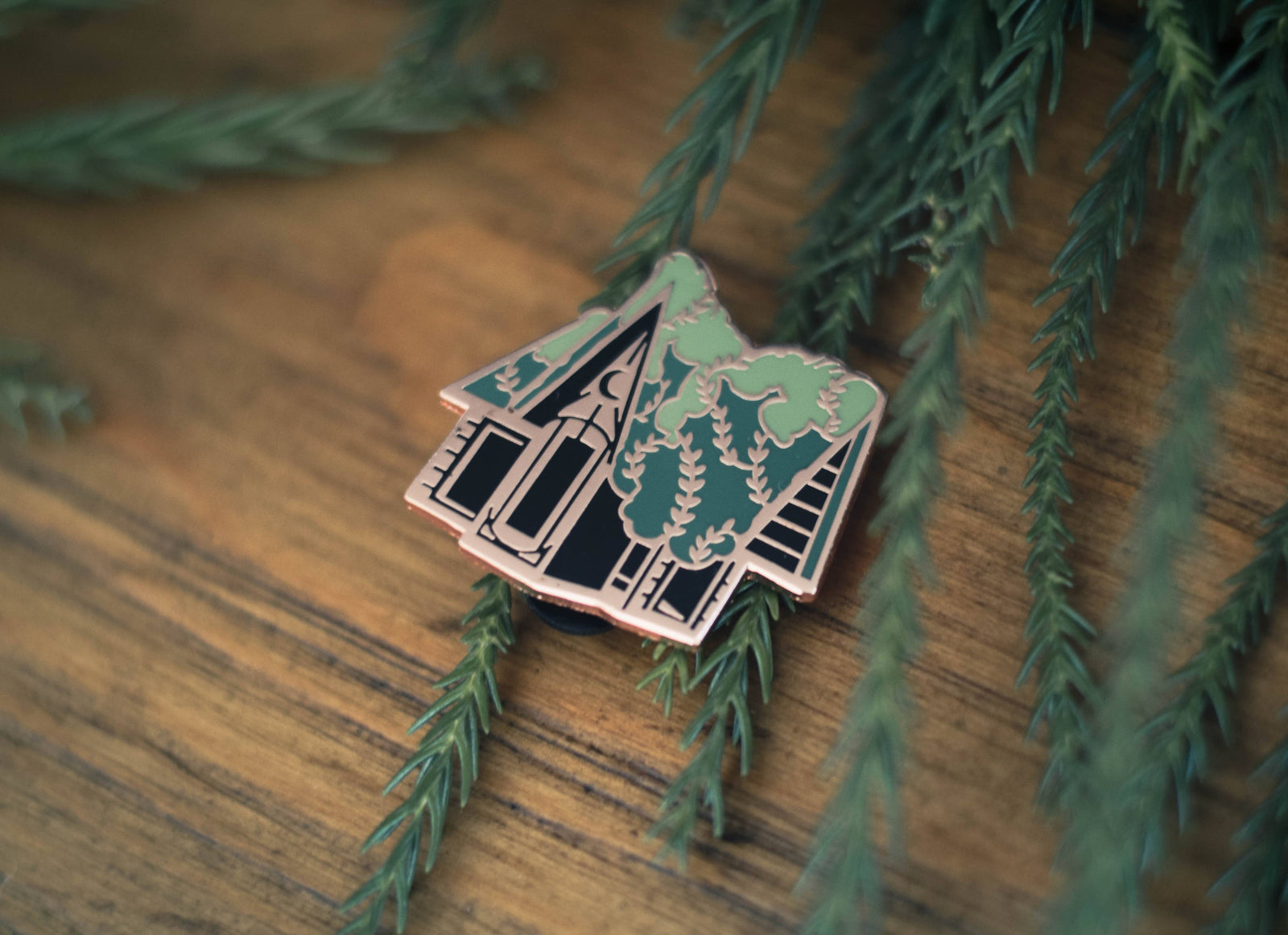 Cottagecore Witch Cottage pin