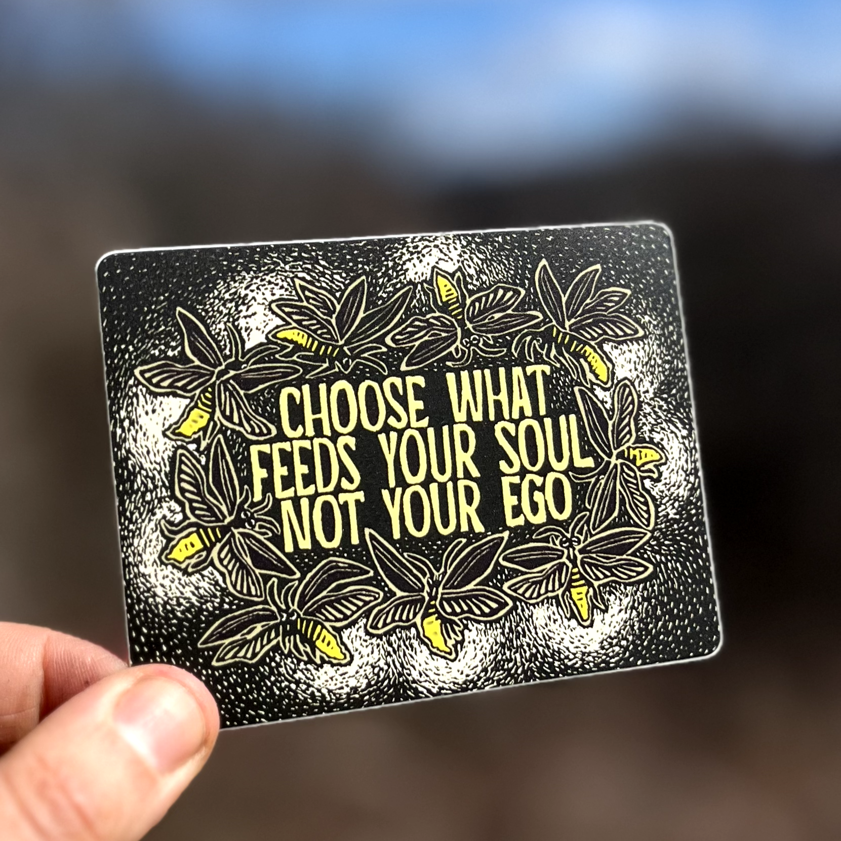 Choose What Feeds Your Soul Vinyl Sticker