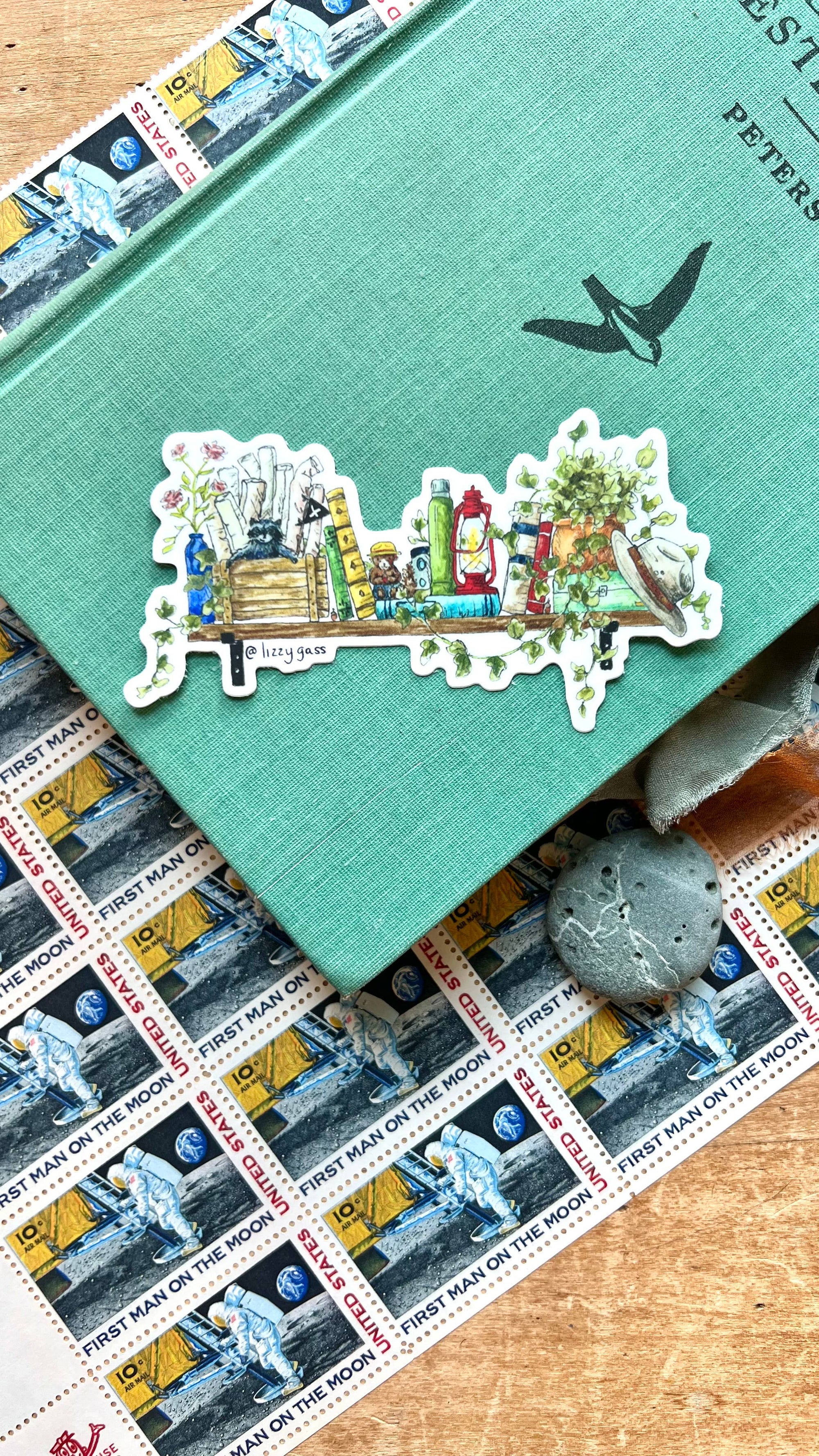 The Park Ranger's Shelf Sticker