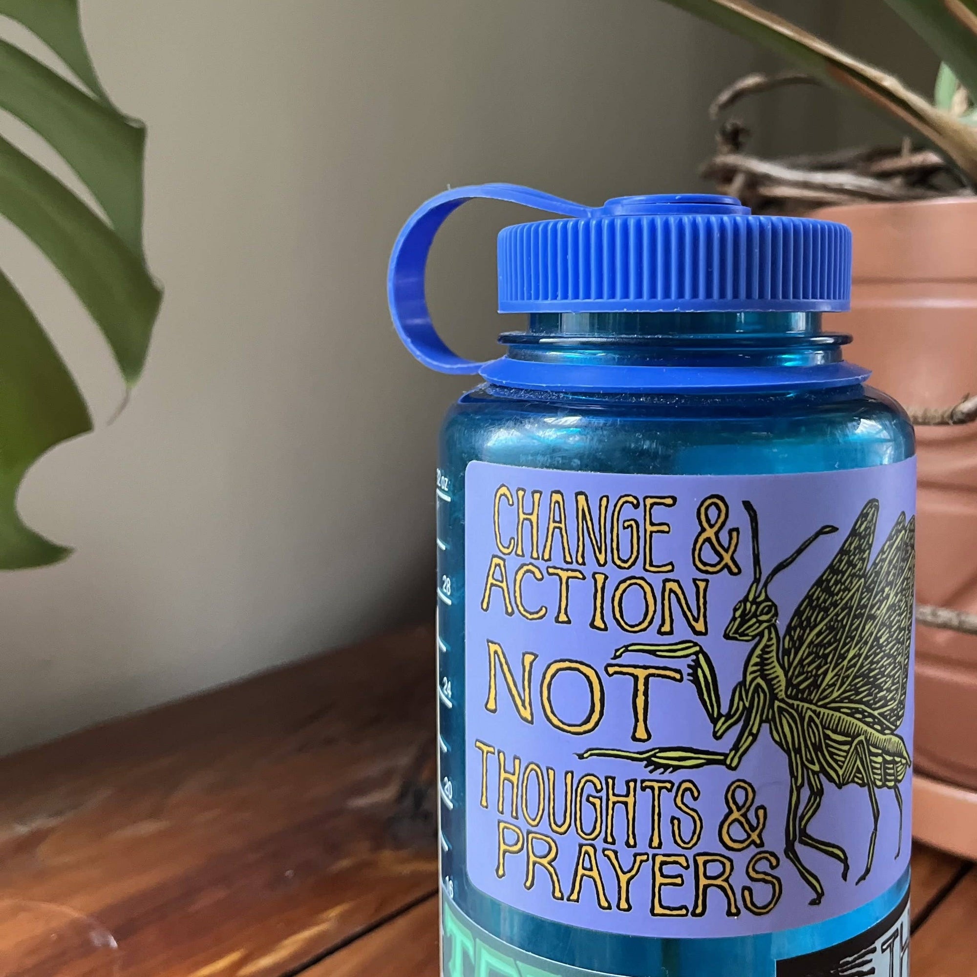 Change &amp; Action Not Thoughts &amp; Prayers Sticker