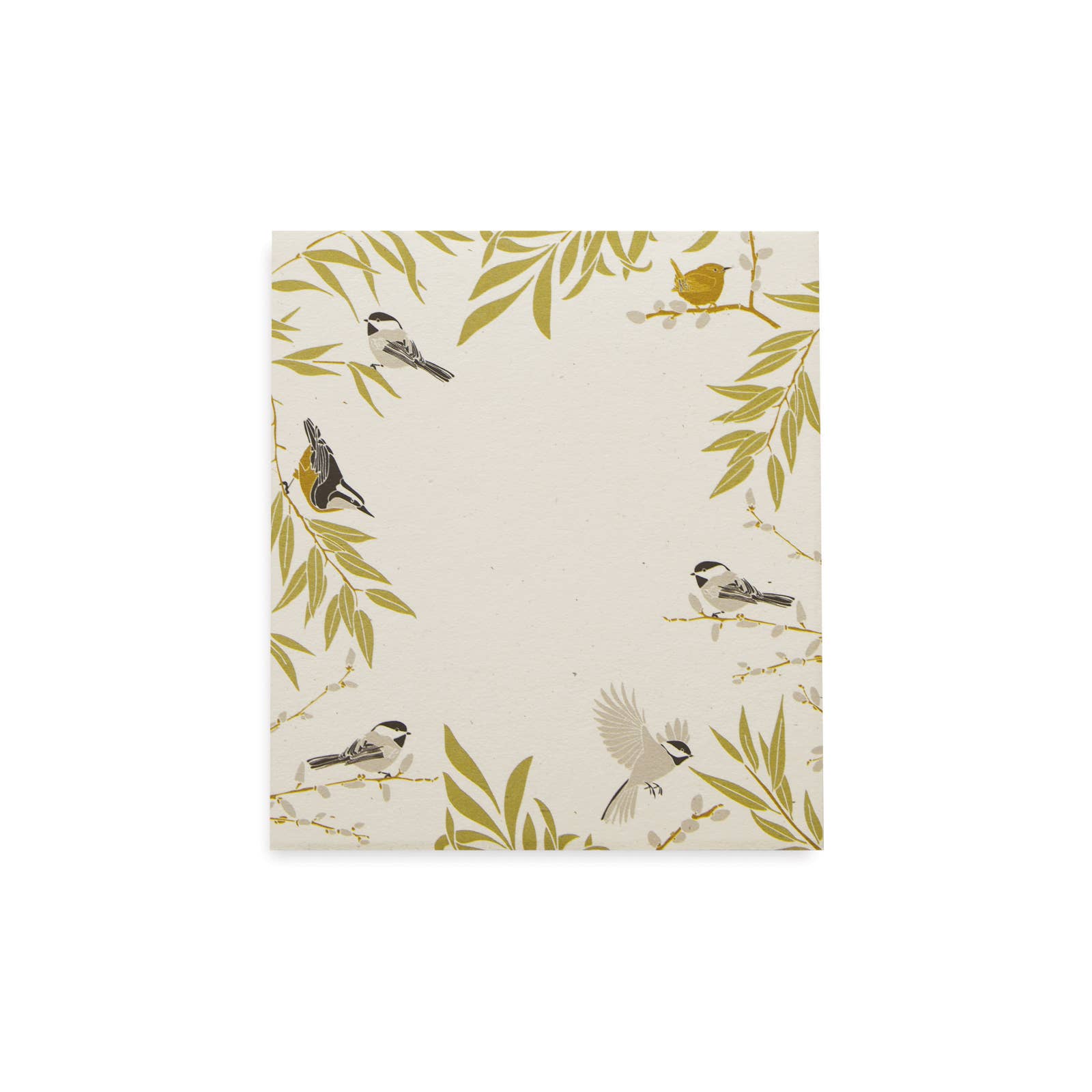 Chickadees Mini Notes / Recycled Notepad