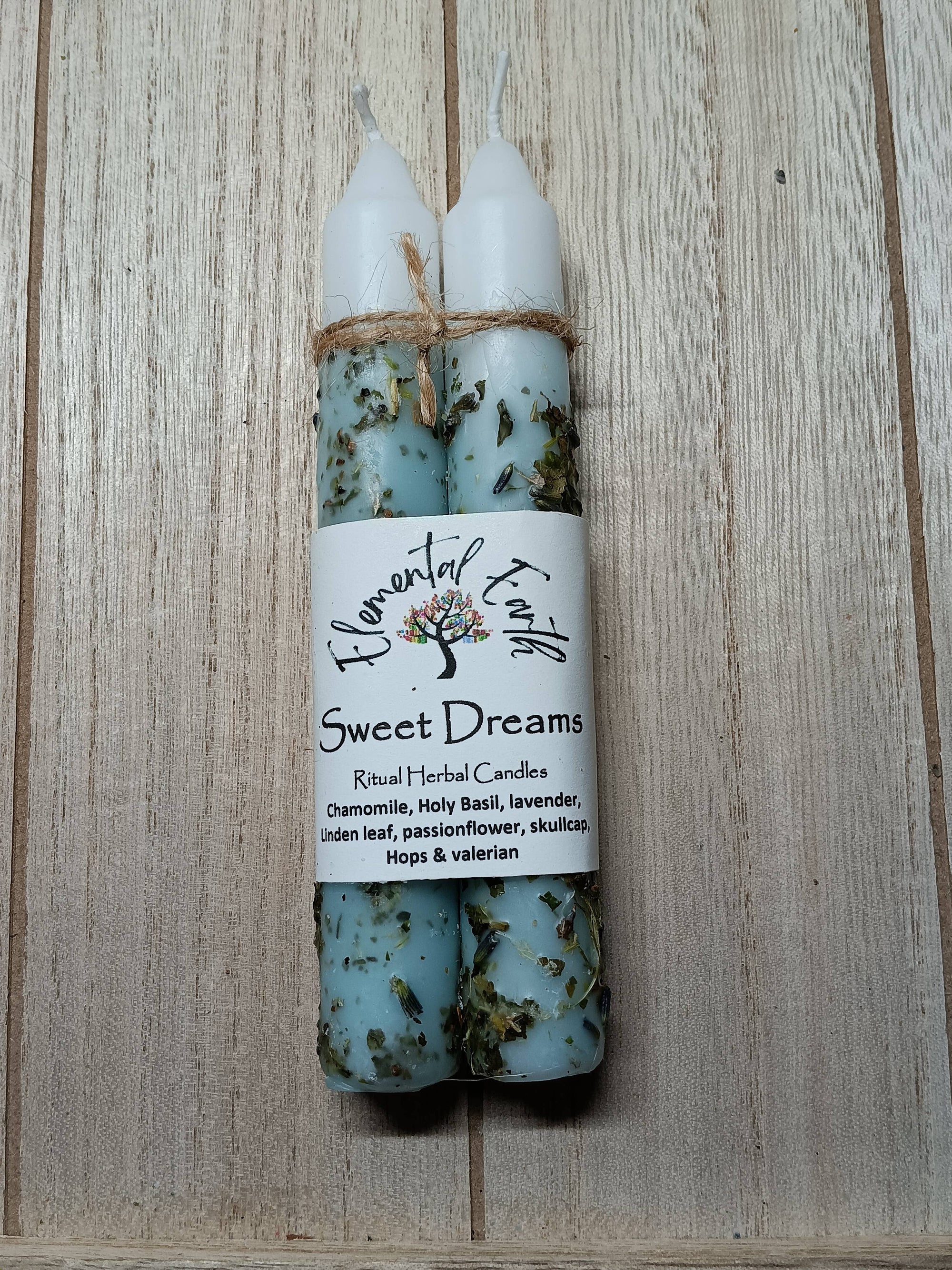 Sweet Dreams Herbal 6 inch Candles