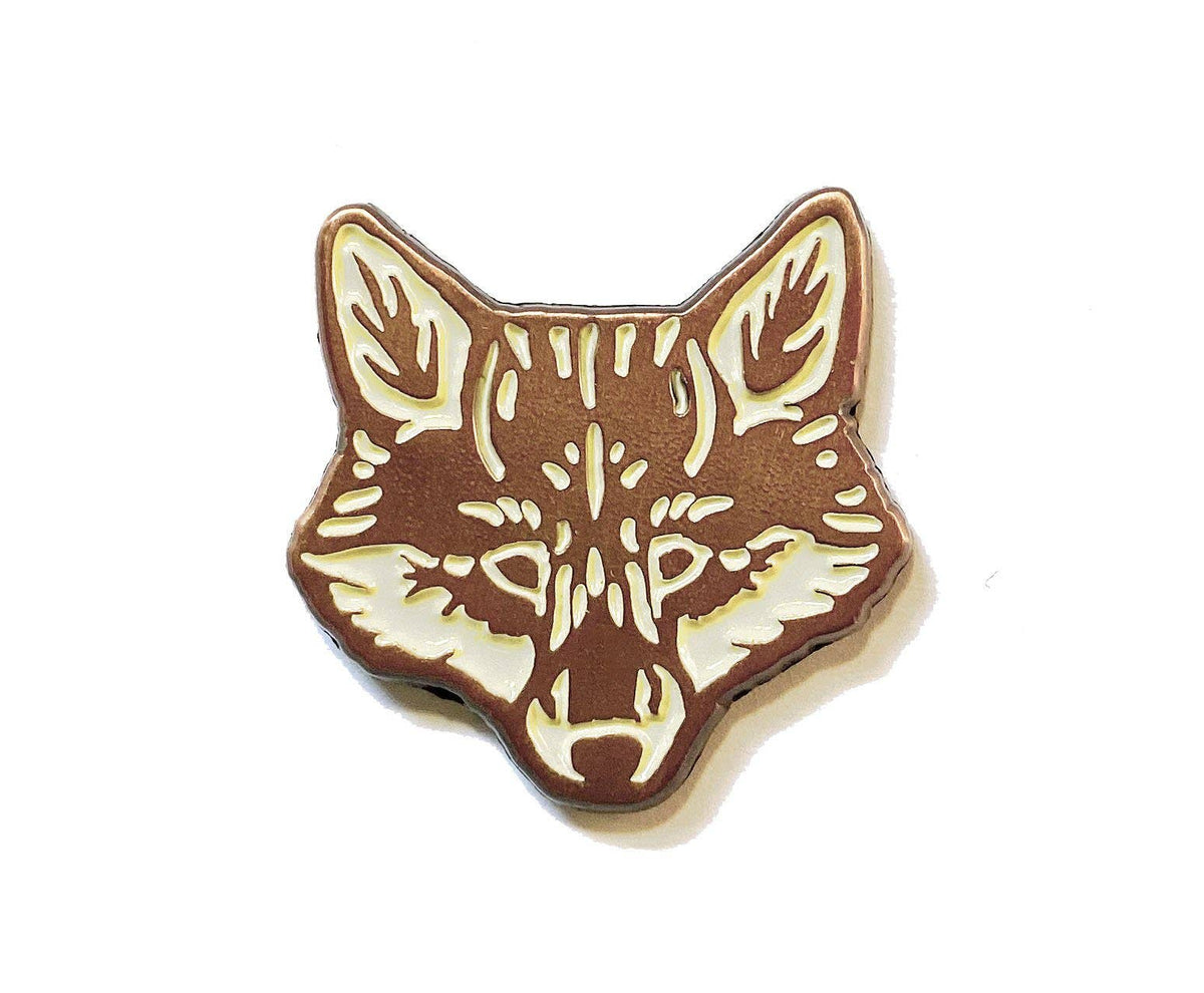 Red Fox Enamel Pin