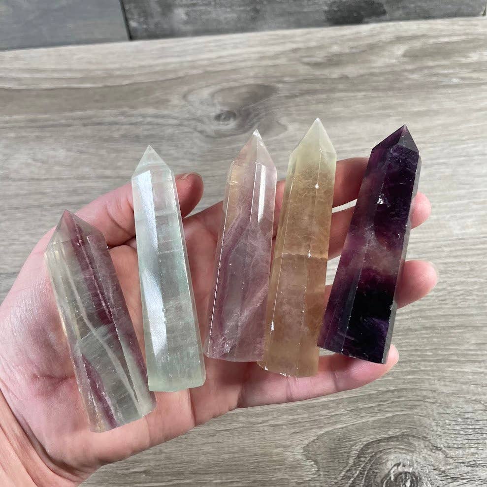 Fluorite Crystal Point