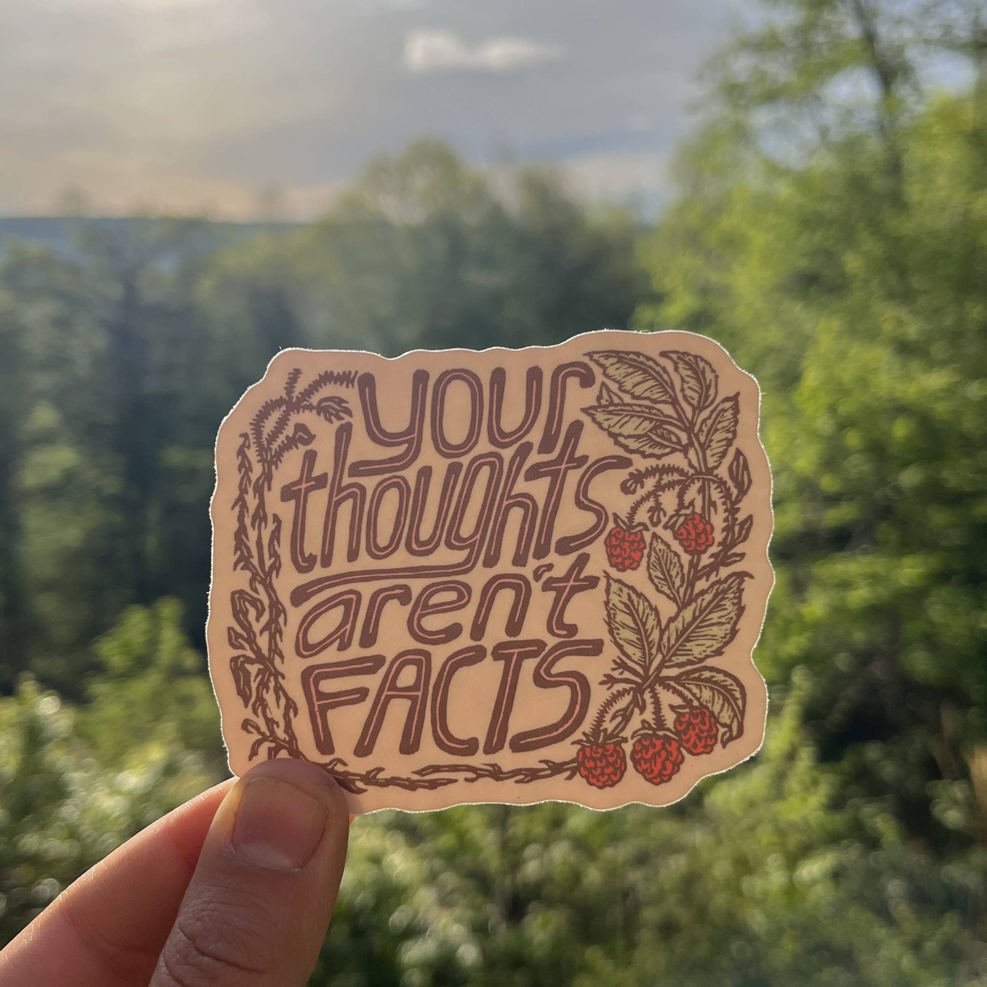 Your Thoughts Aren't Facts Sticker