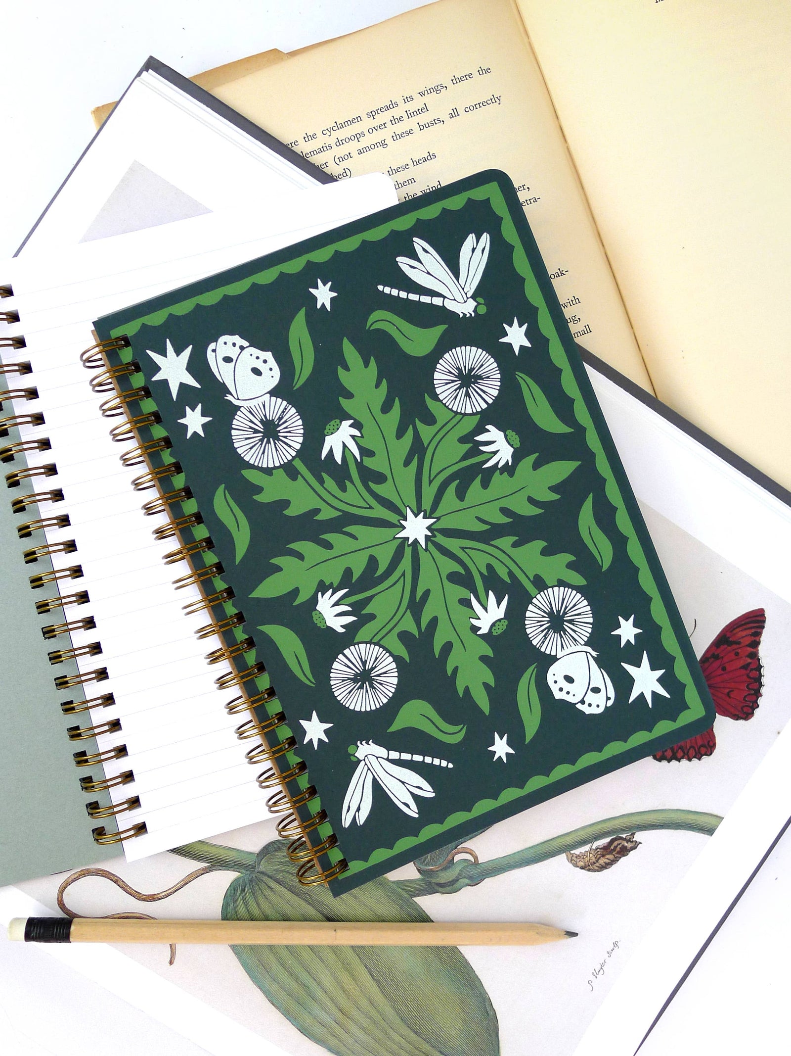 Dandelion Notebook Lined