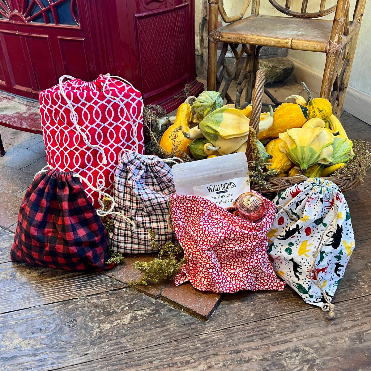 nov 9th - rooted creative circle- reusable gift bags