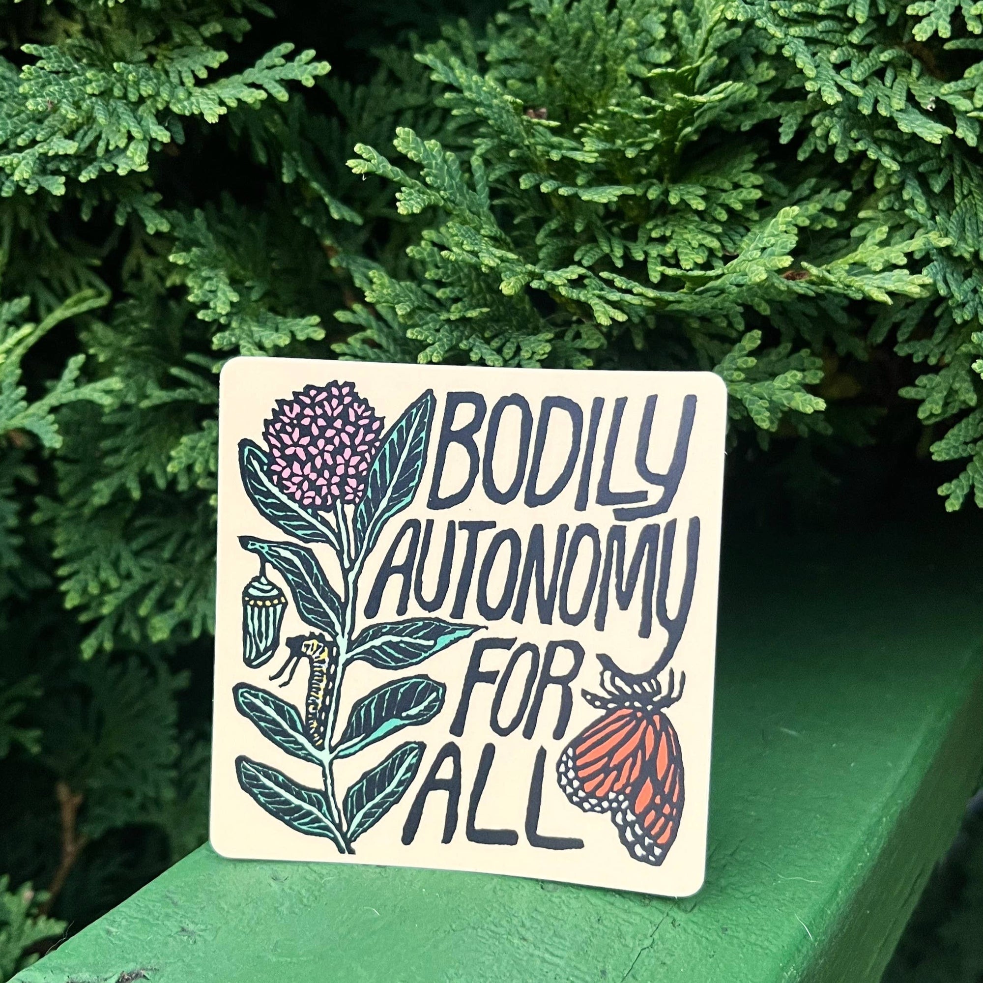 Bodily Autonomy For All Vinyl Sticker
