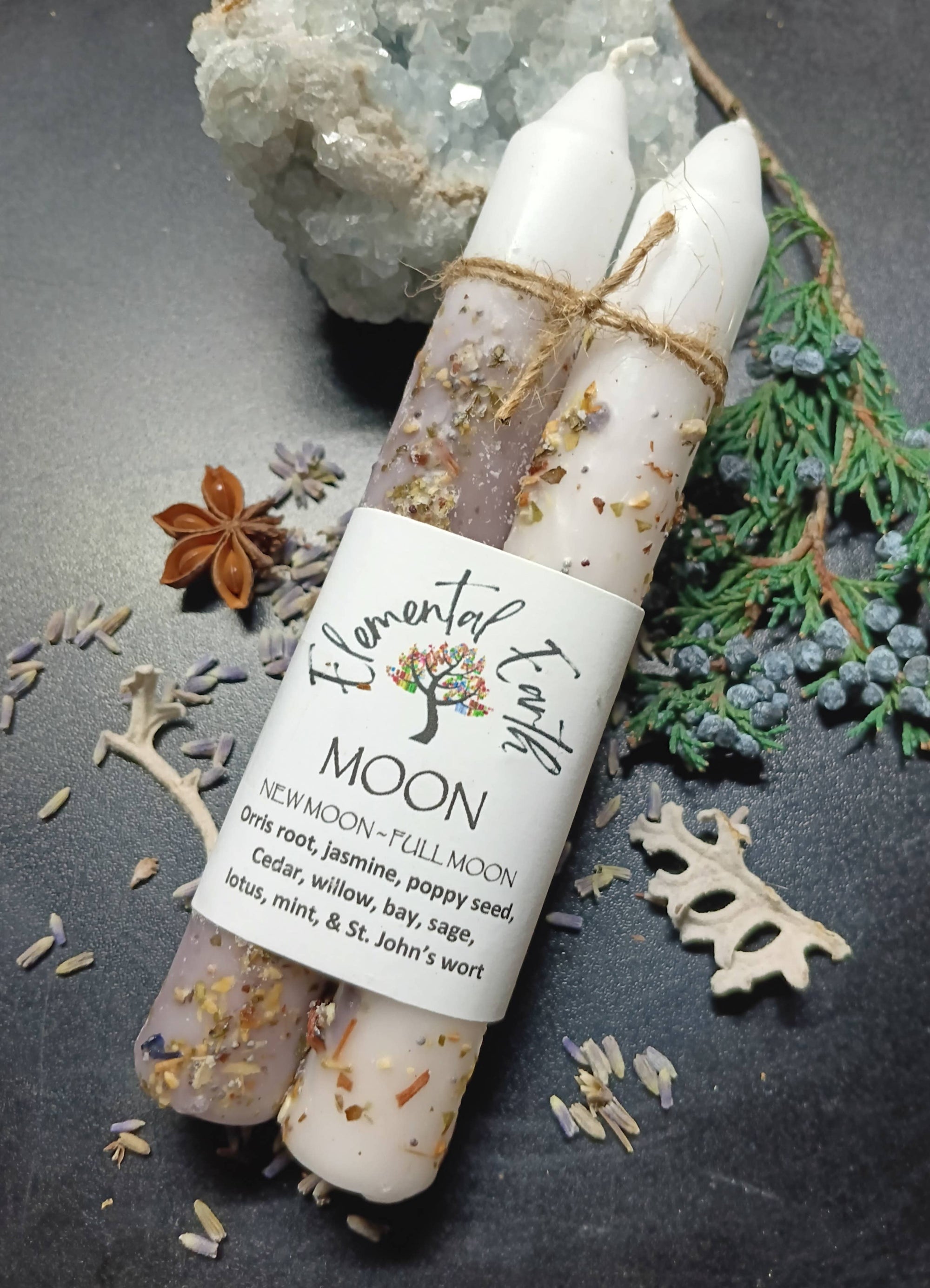 Moon Herbal Intention Candles