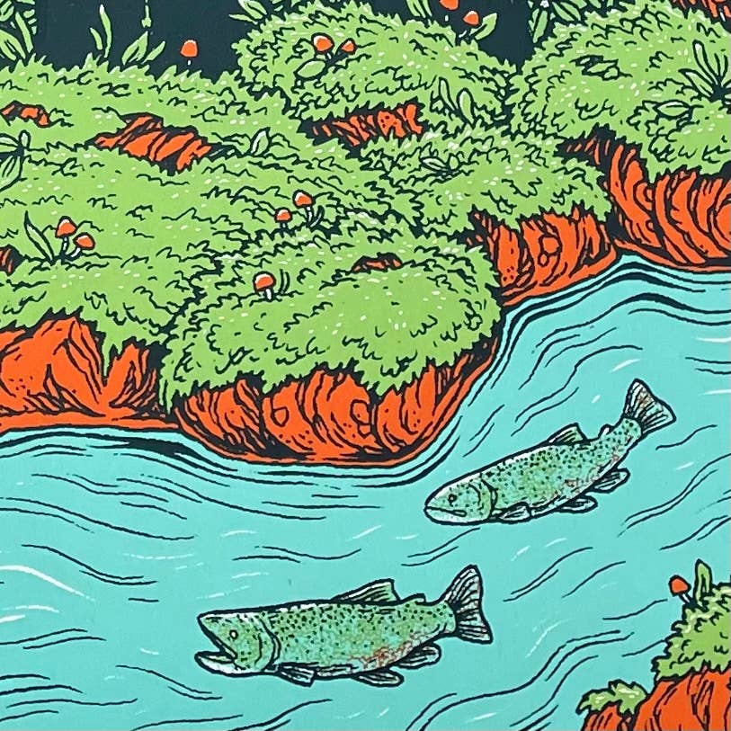 Appalachian Wilderness Print by Logan Schmitt (11" x 14")