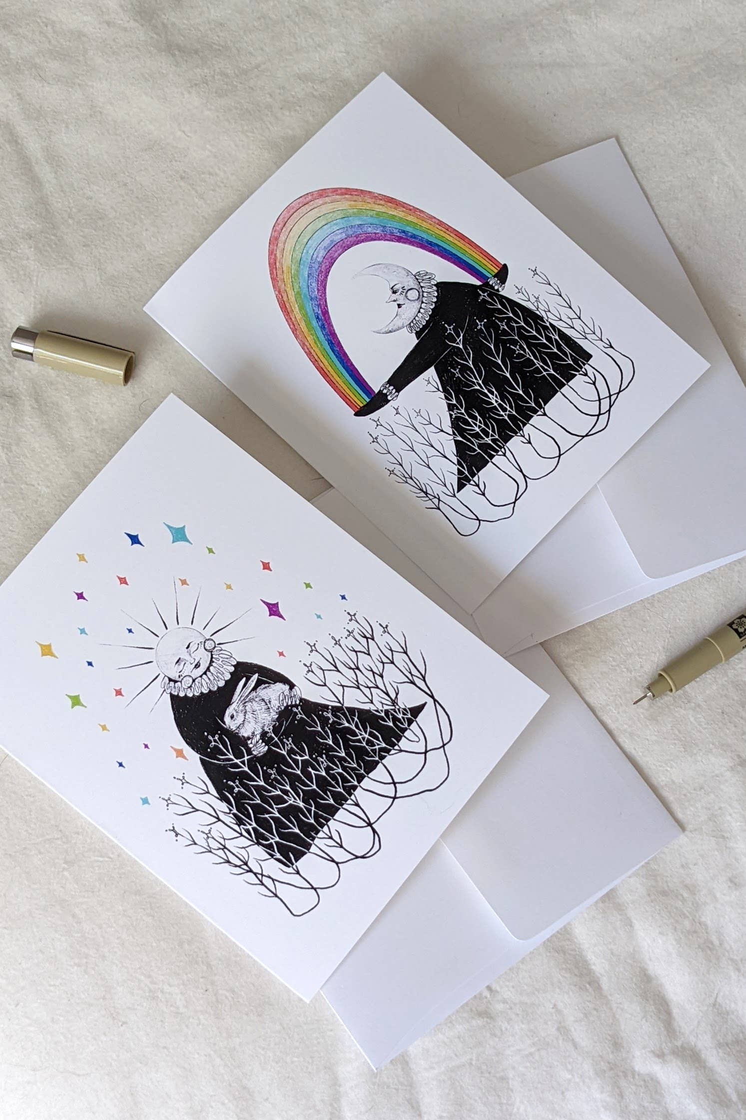 Prism Priestess No.I  Notecard