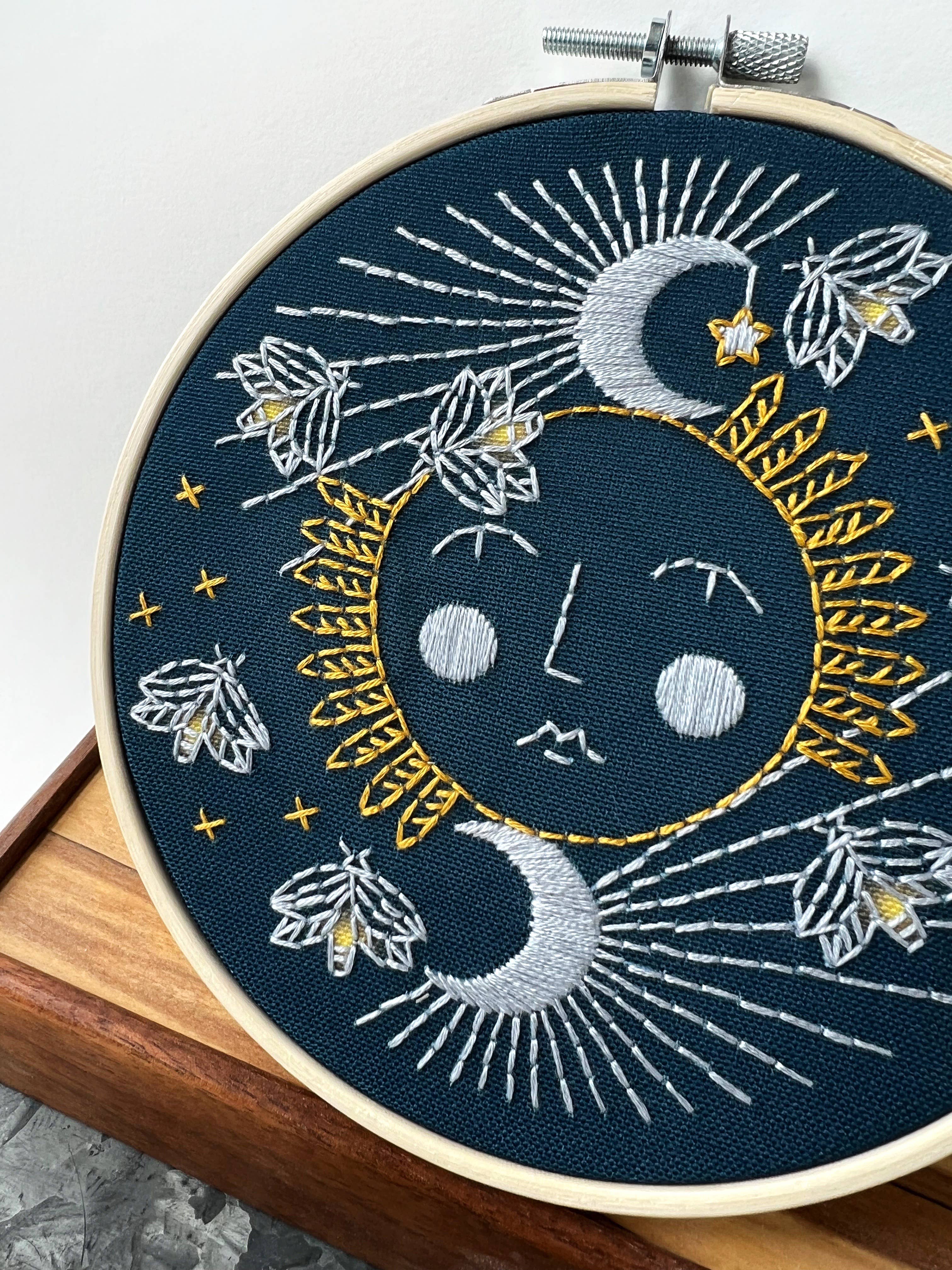 Moonglow Embroidery Kit – Wild Roots Apothecary