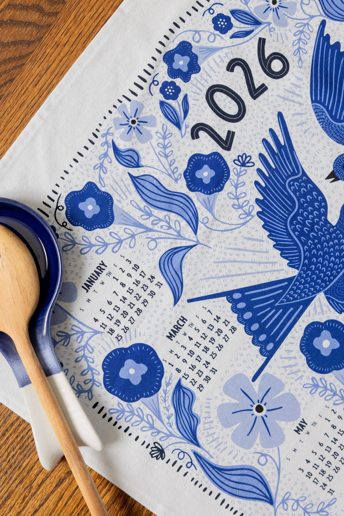 2026 Calendar Tea Towel