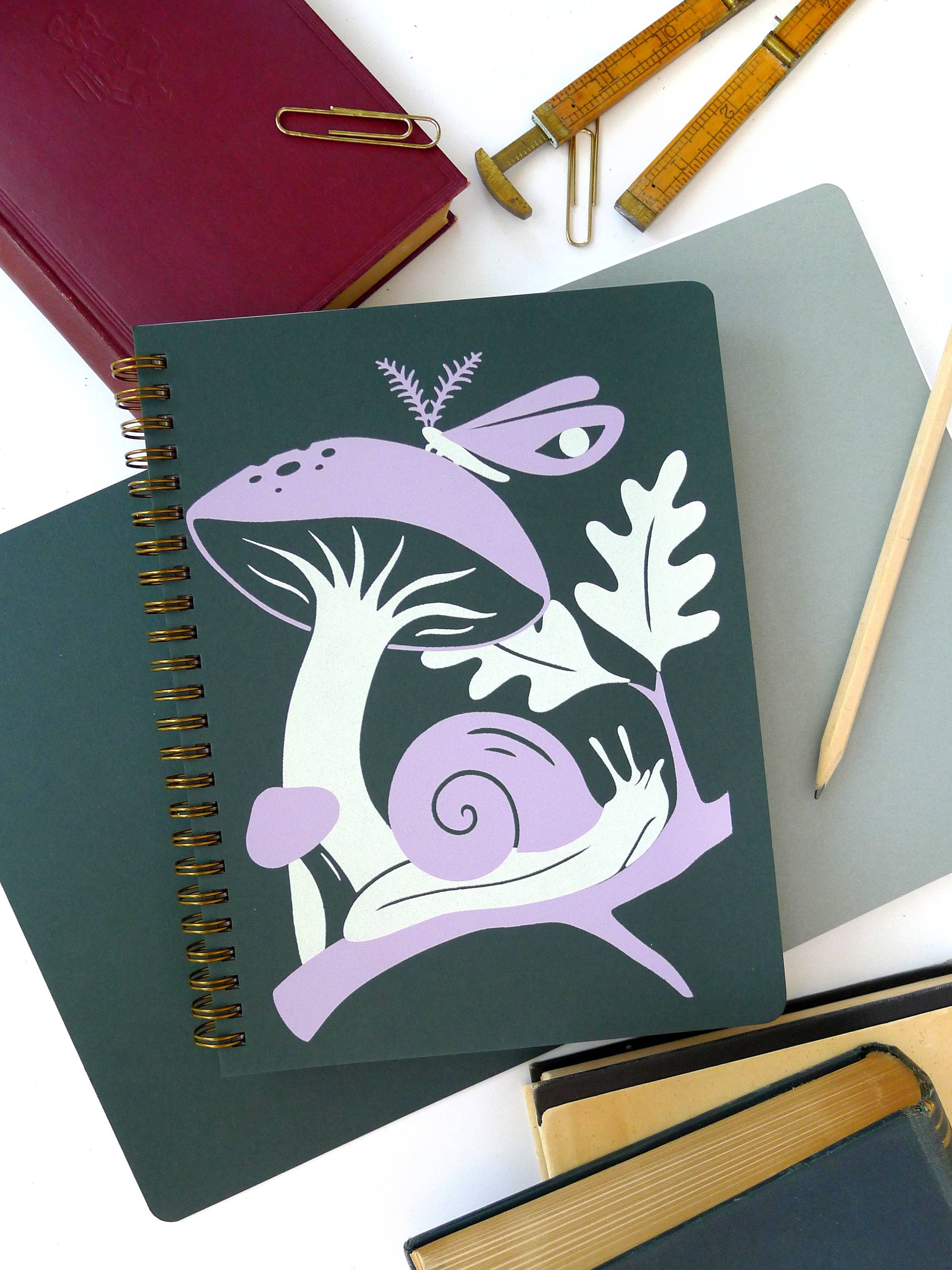 Snail Notebook, LG: Lined