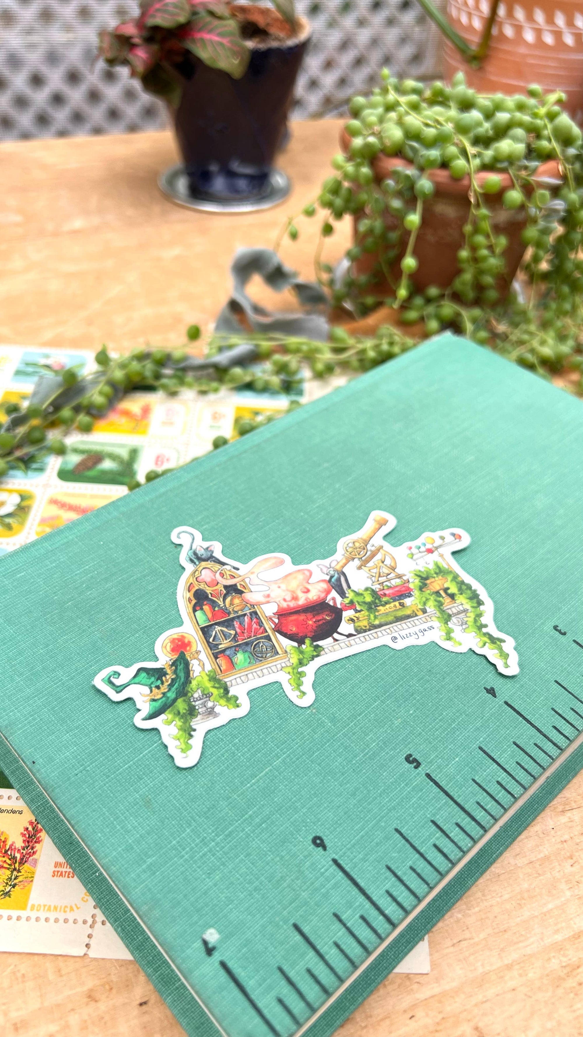 The Celestial Witch's Shelf Sticker