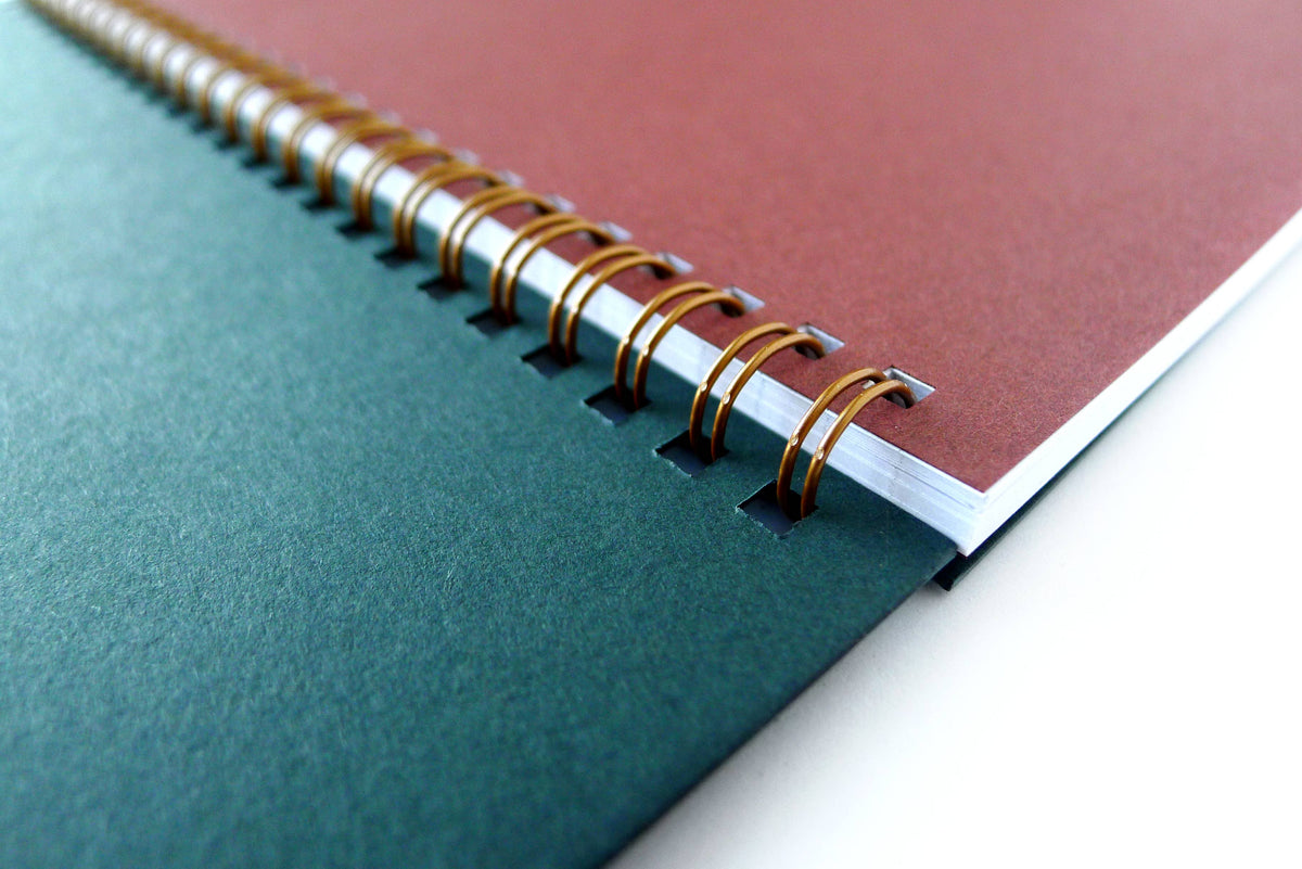 Harvest Rabbits Coil Notebook, Large : Lined