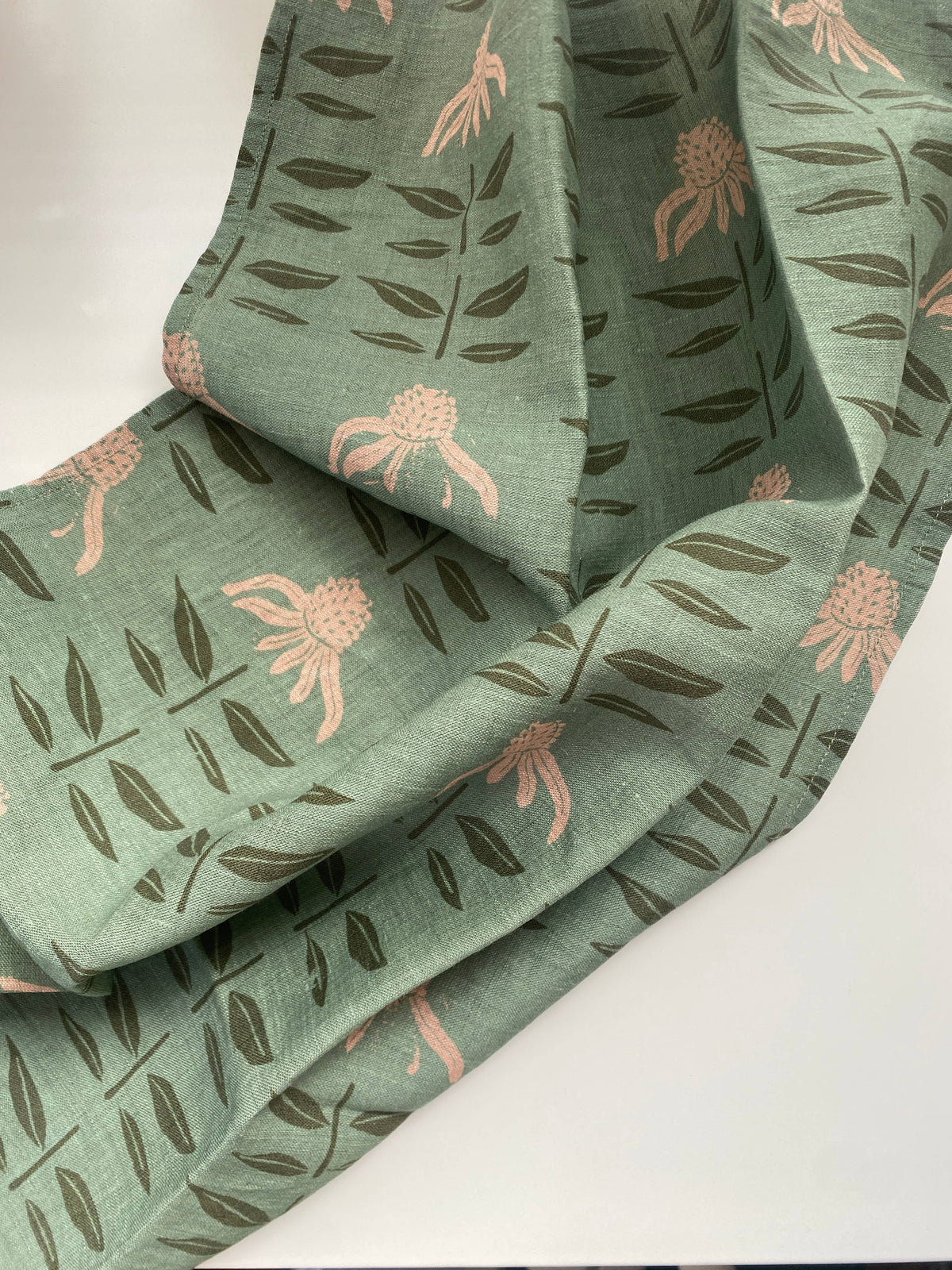 Natural Fern - Linen Tea Towel