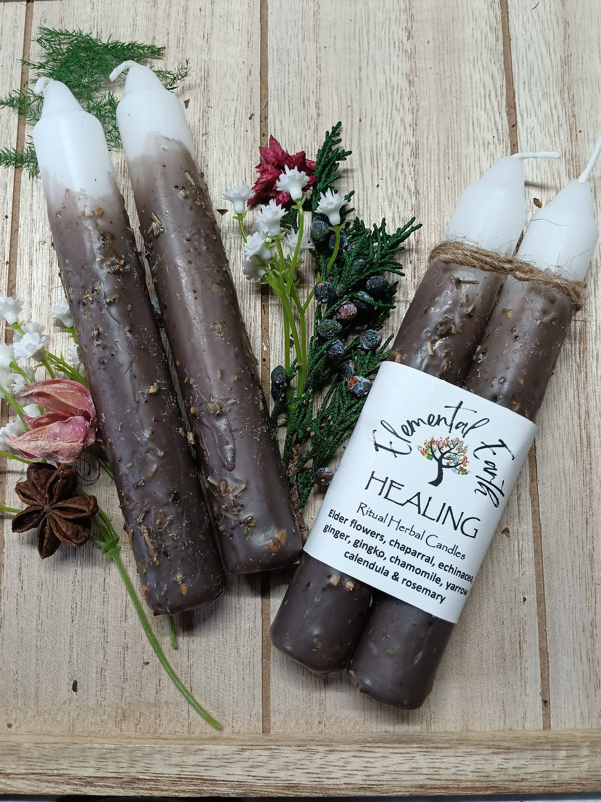Healing Herbal Intention Candles