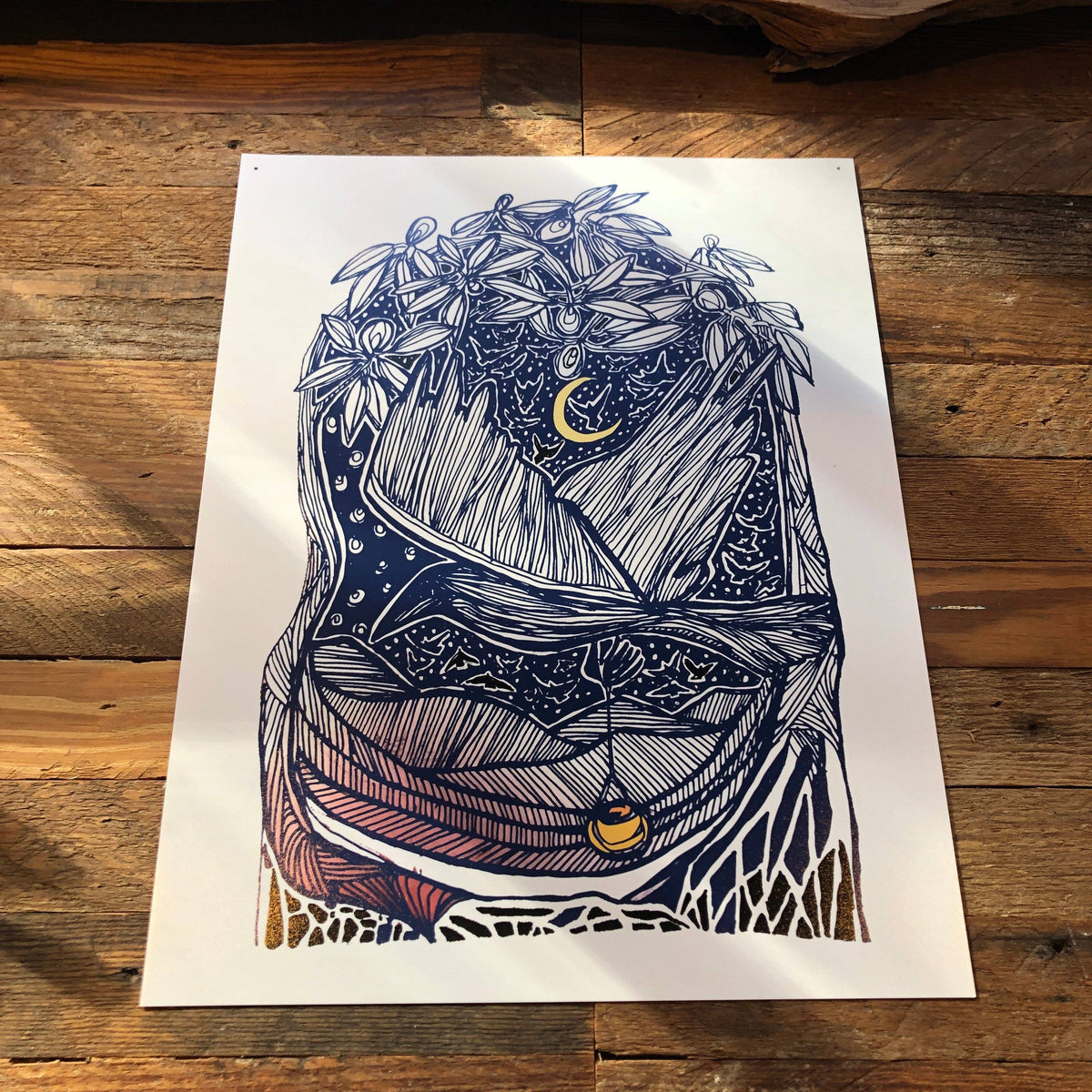 Raven Moon: 8x10&quot;