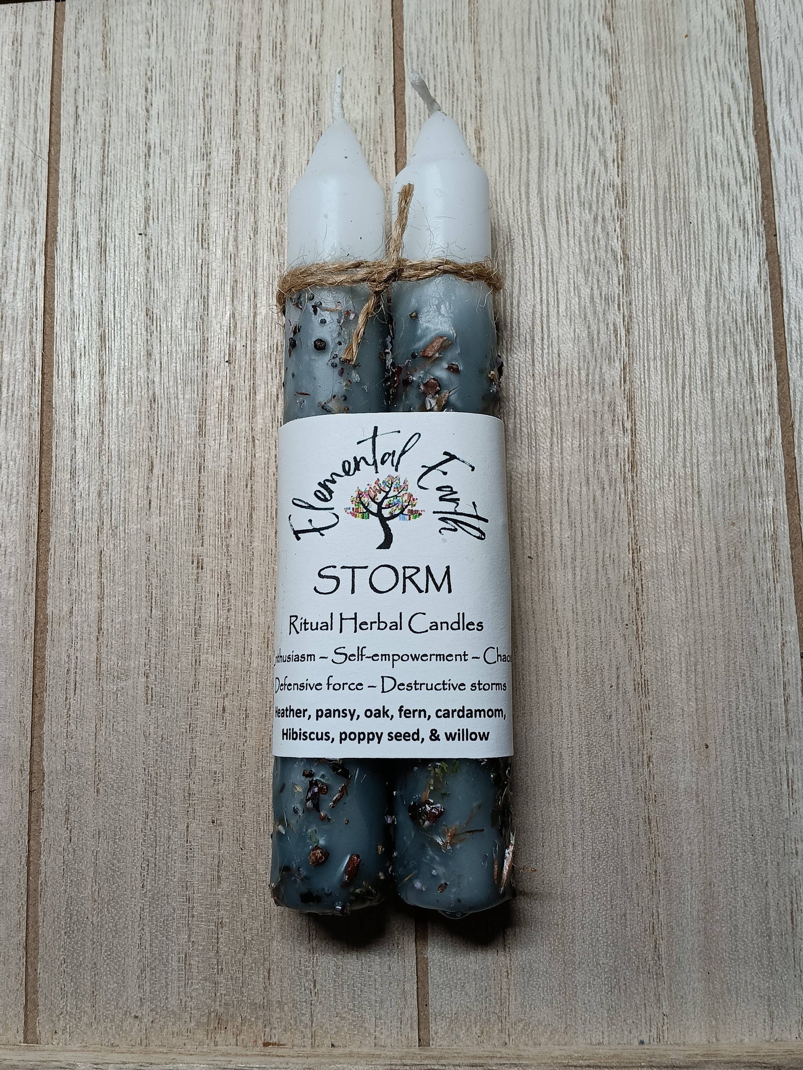 Storm Herbal 6 inch candle