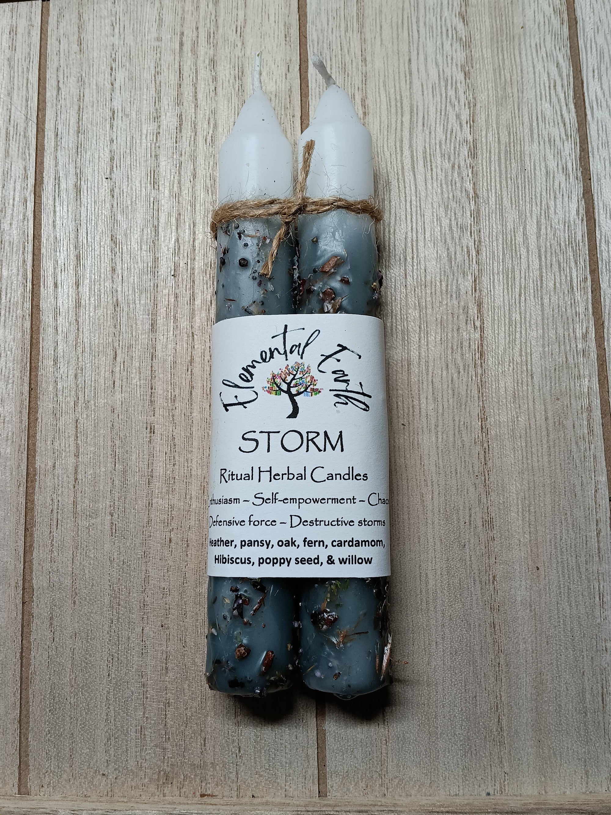 Storm Herbal 6 inch candle