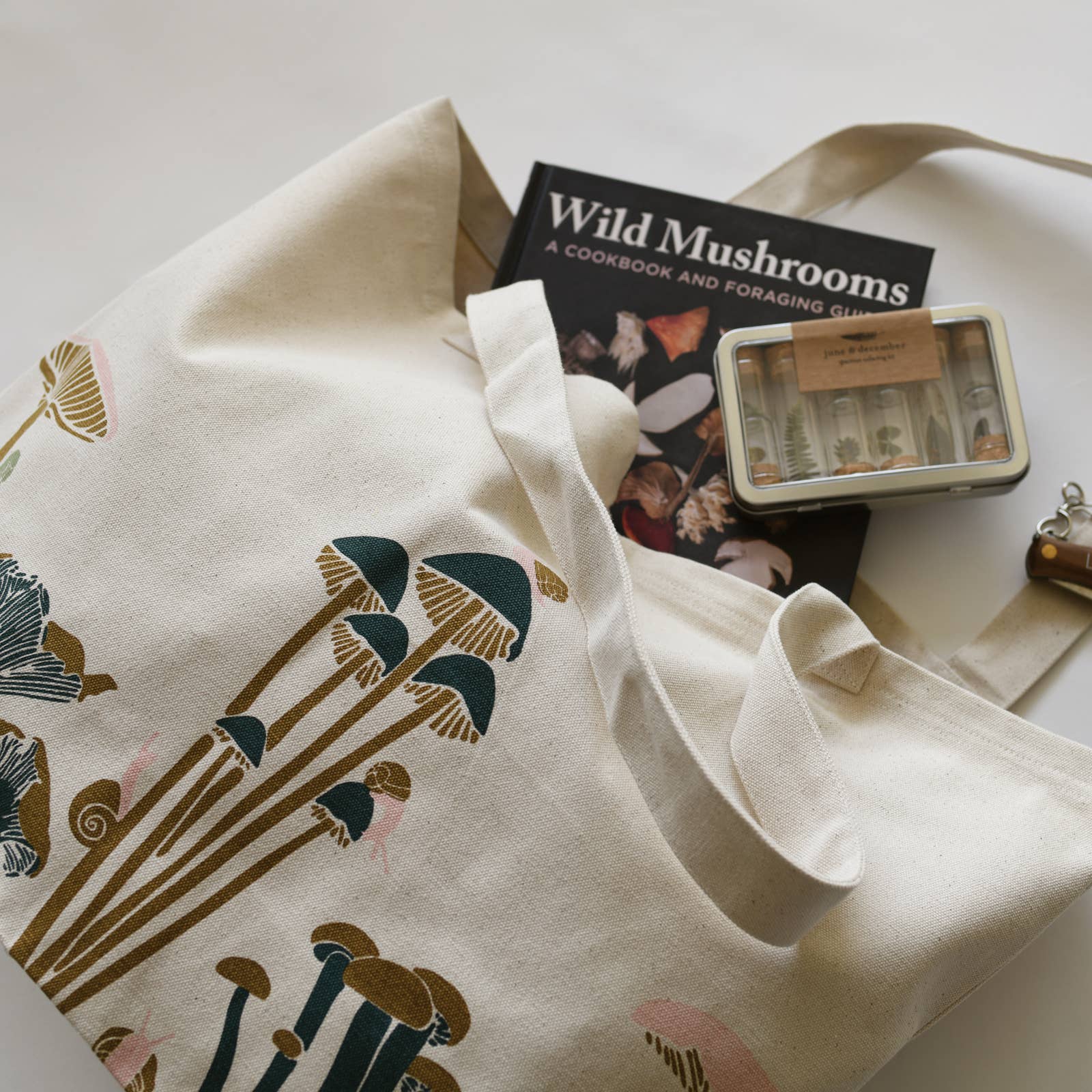 Oversized Mushroom Organic Market Tote Bag