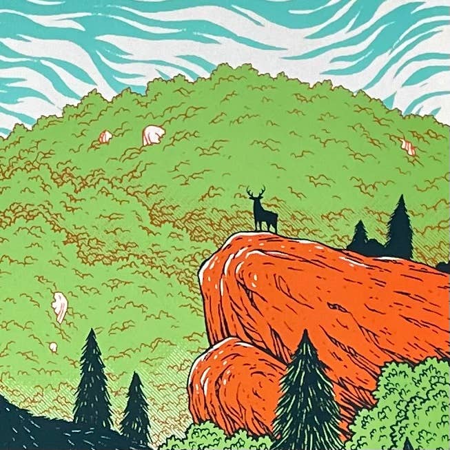 Appalachian Wilderness Print by Logan Schmitt (11" x 14")