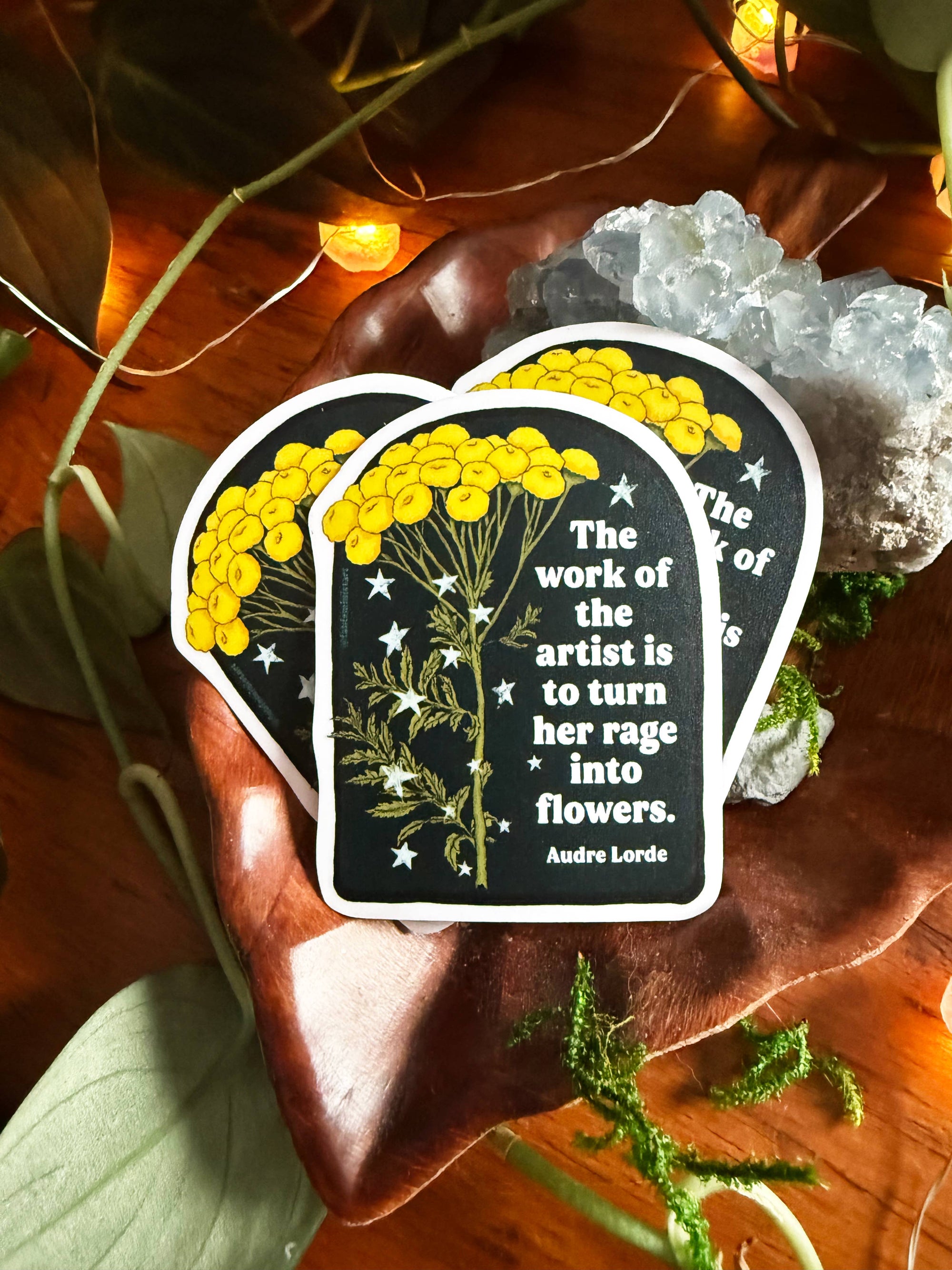 Audre Lorde Sticker, the work of the artist