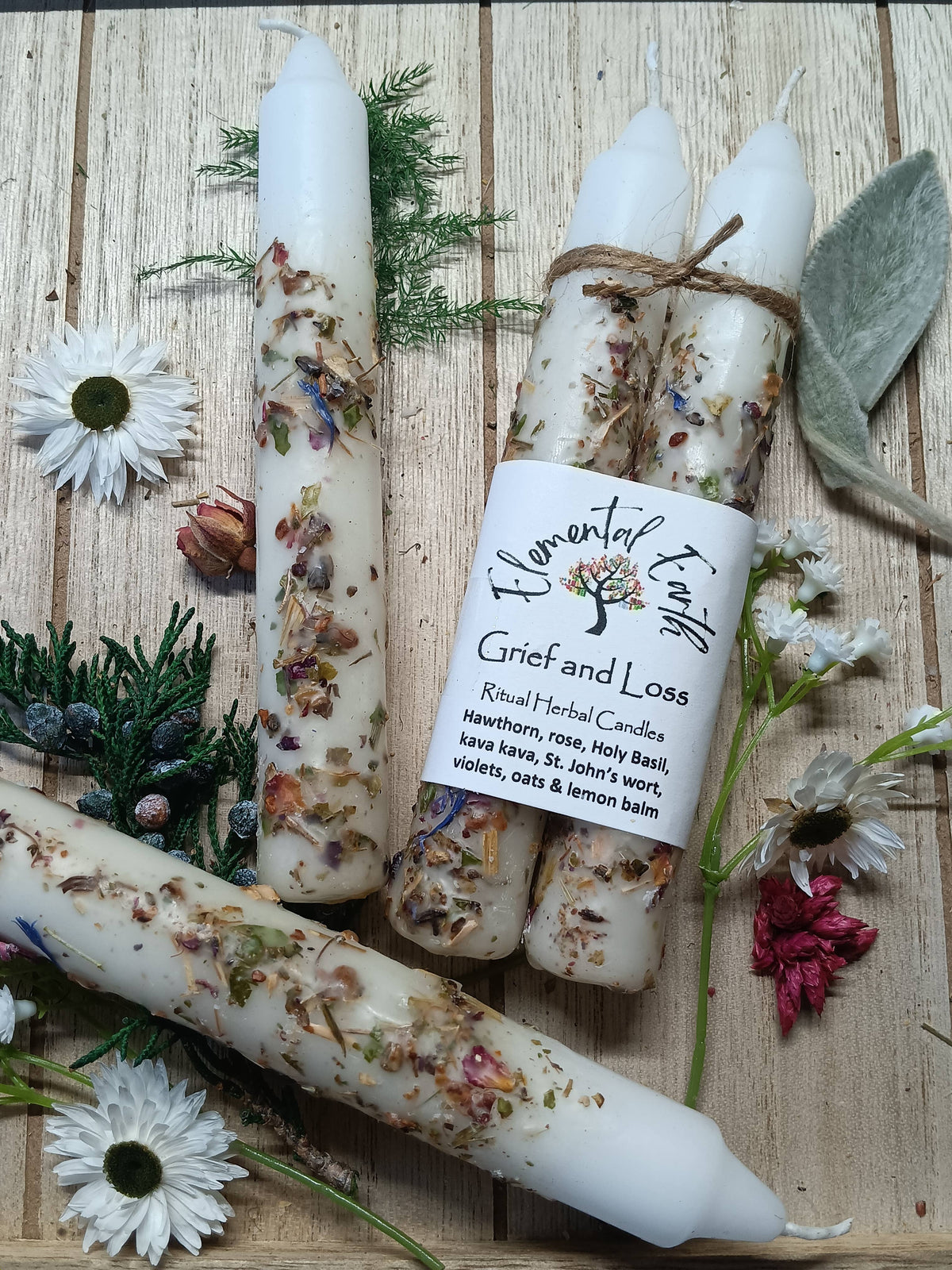 Grief and Loss Herbal Intention Candles