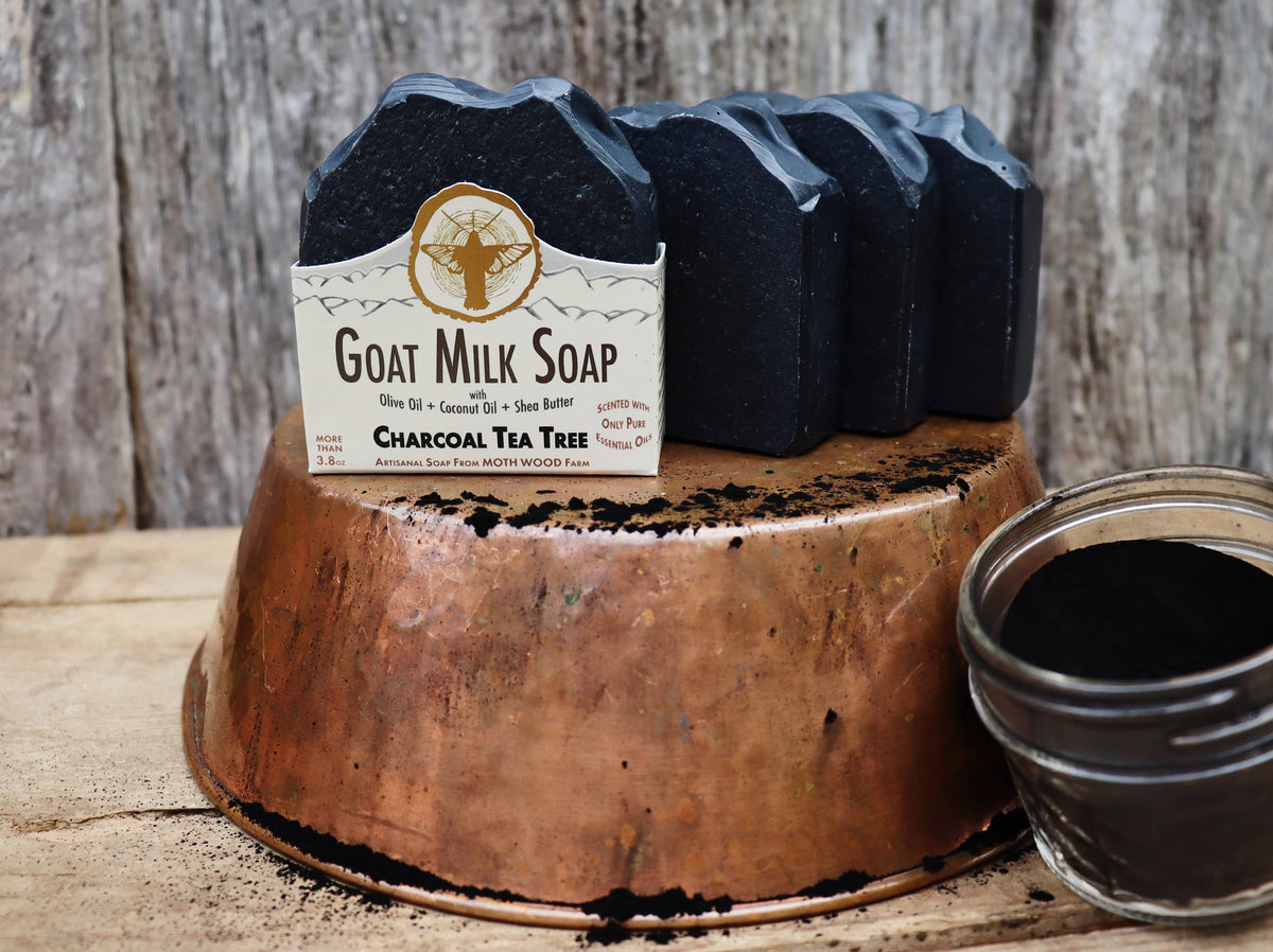 Charcoal Tea Tree Goat Milk Soap
