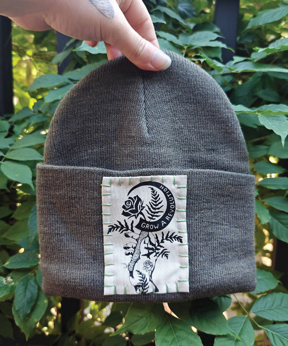 Grow a Revolution Patch Beanie: Chanterelle Yellow