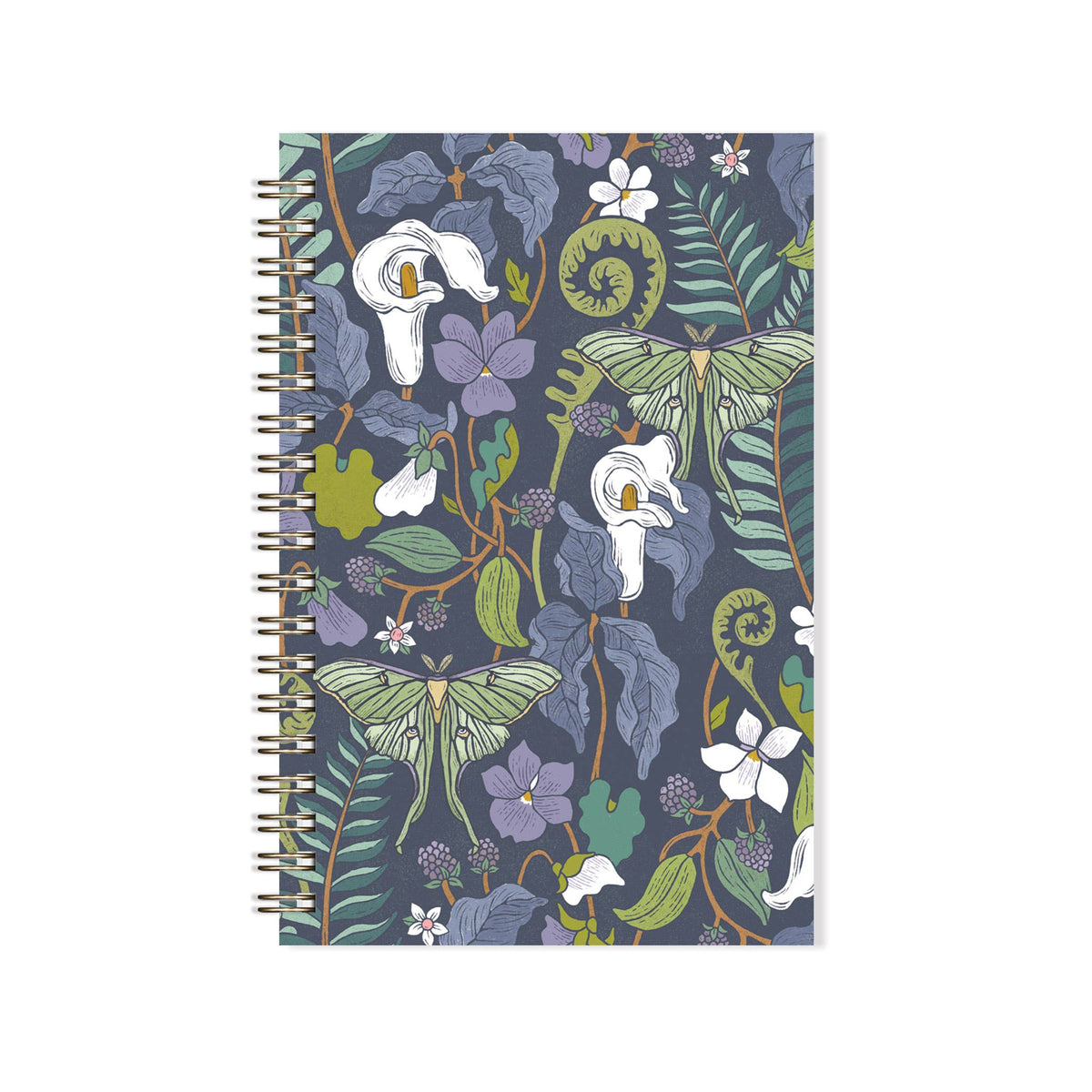 Woodland Bramble Spiral Bound Lined Notebook