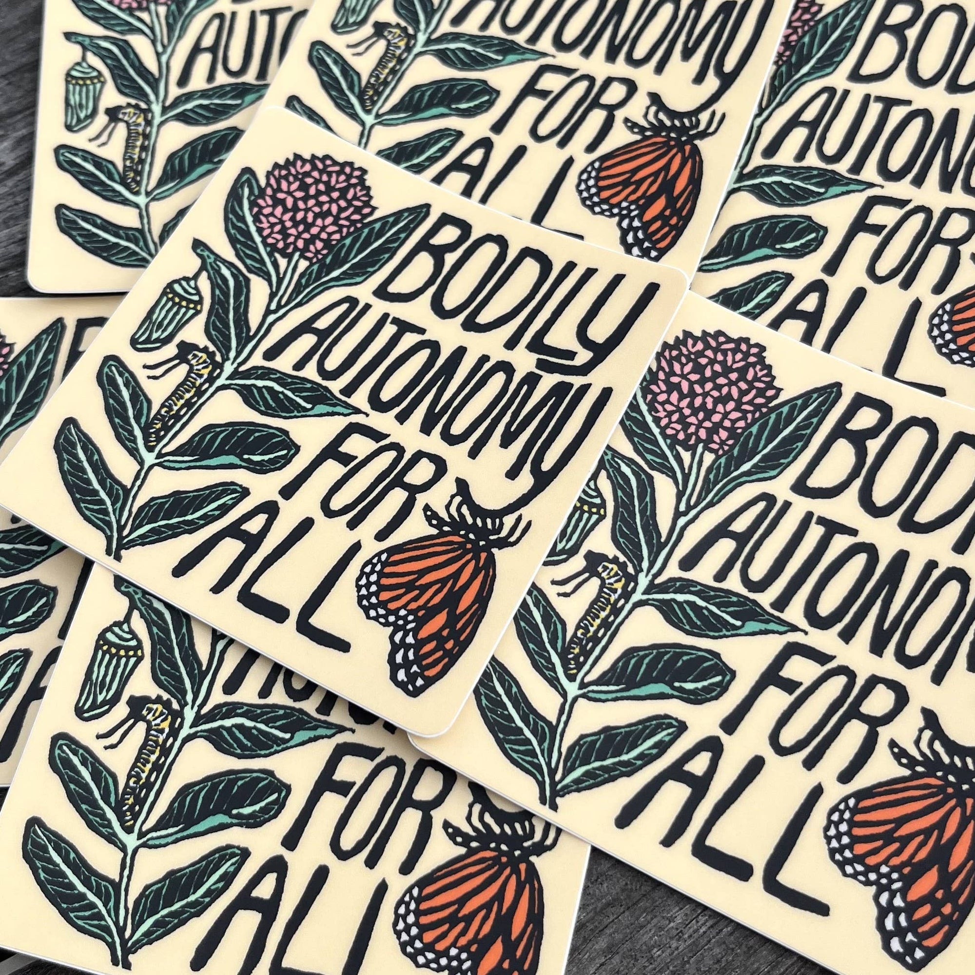 Bodily Autonomy For All Vinyl Sticker