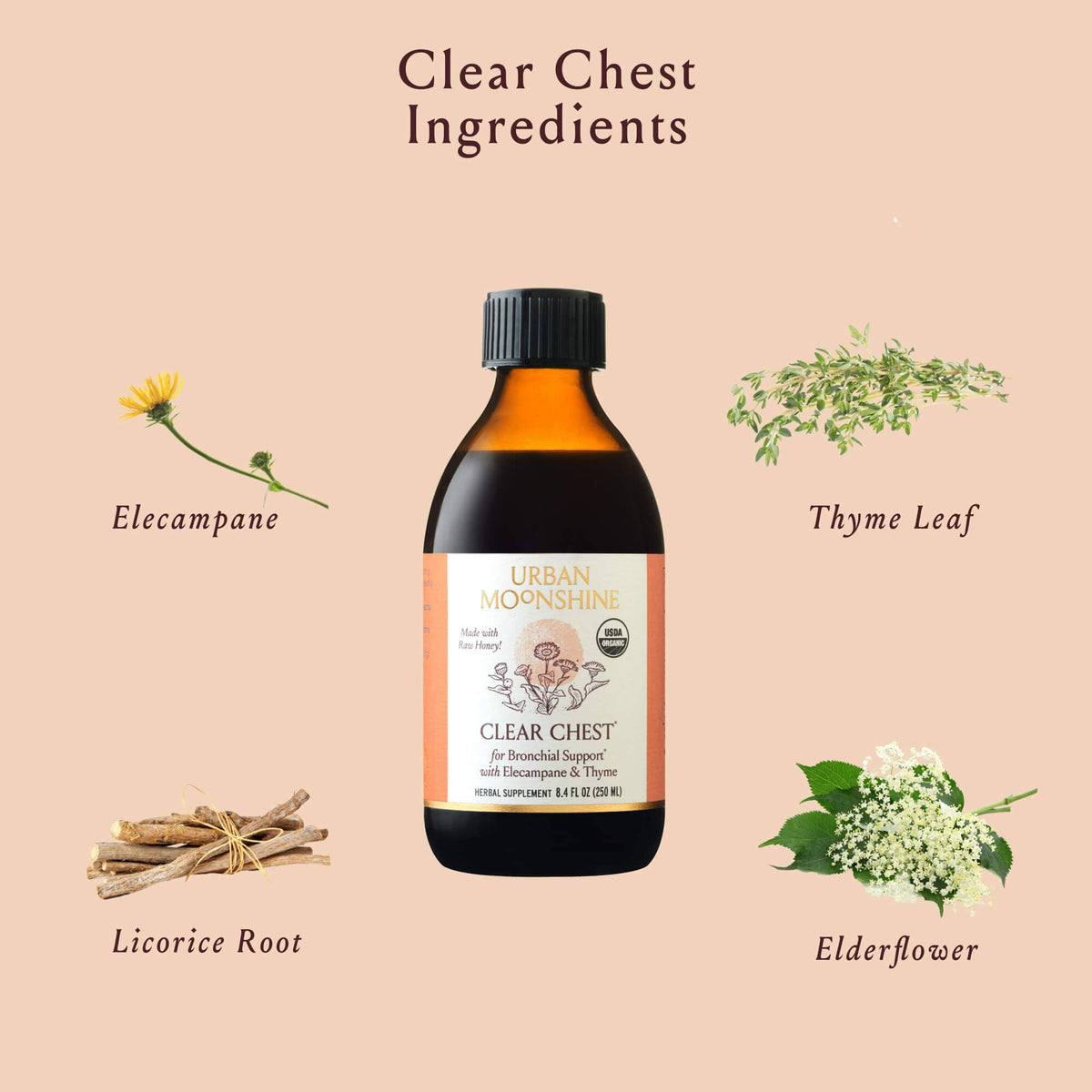 Clear Chest Syrup: 4.2 fl oz