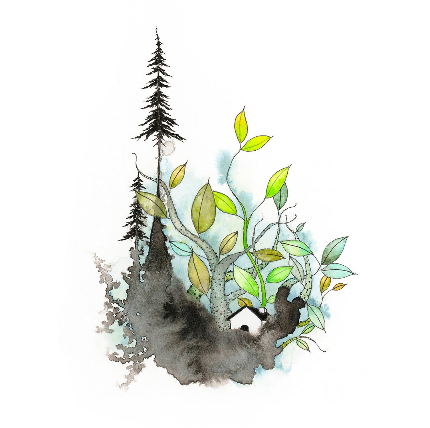 Nestled Art Print