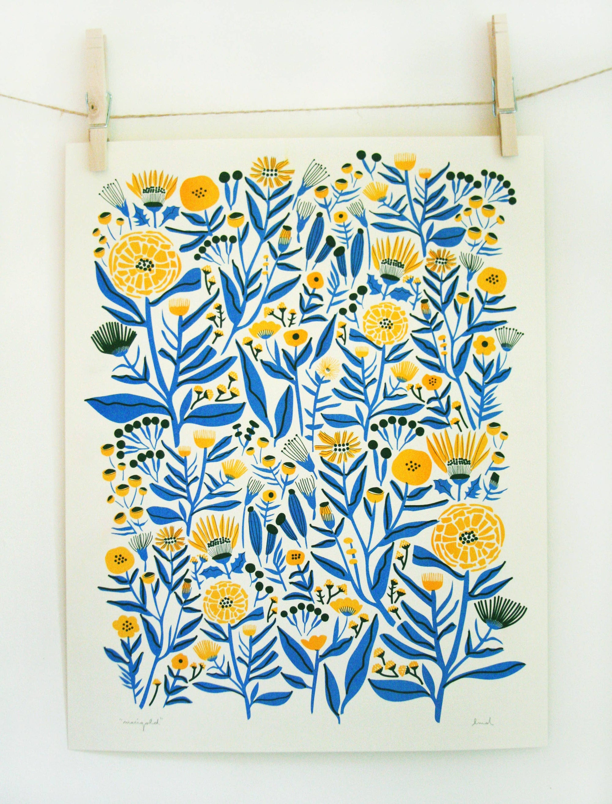 Marigold Print