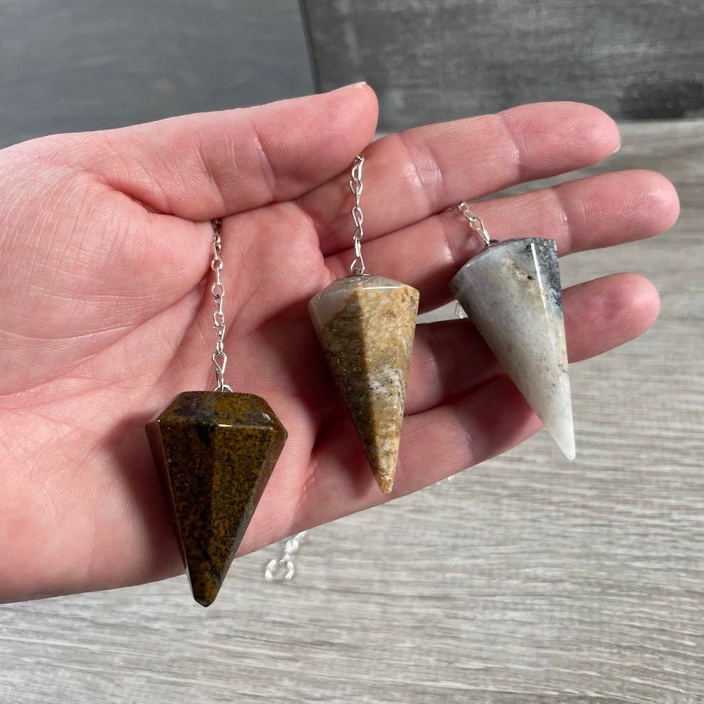 Lapis Lazuli Gemstone Pendulum
