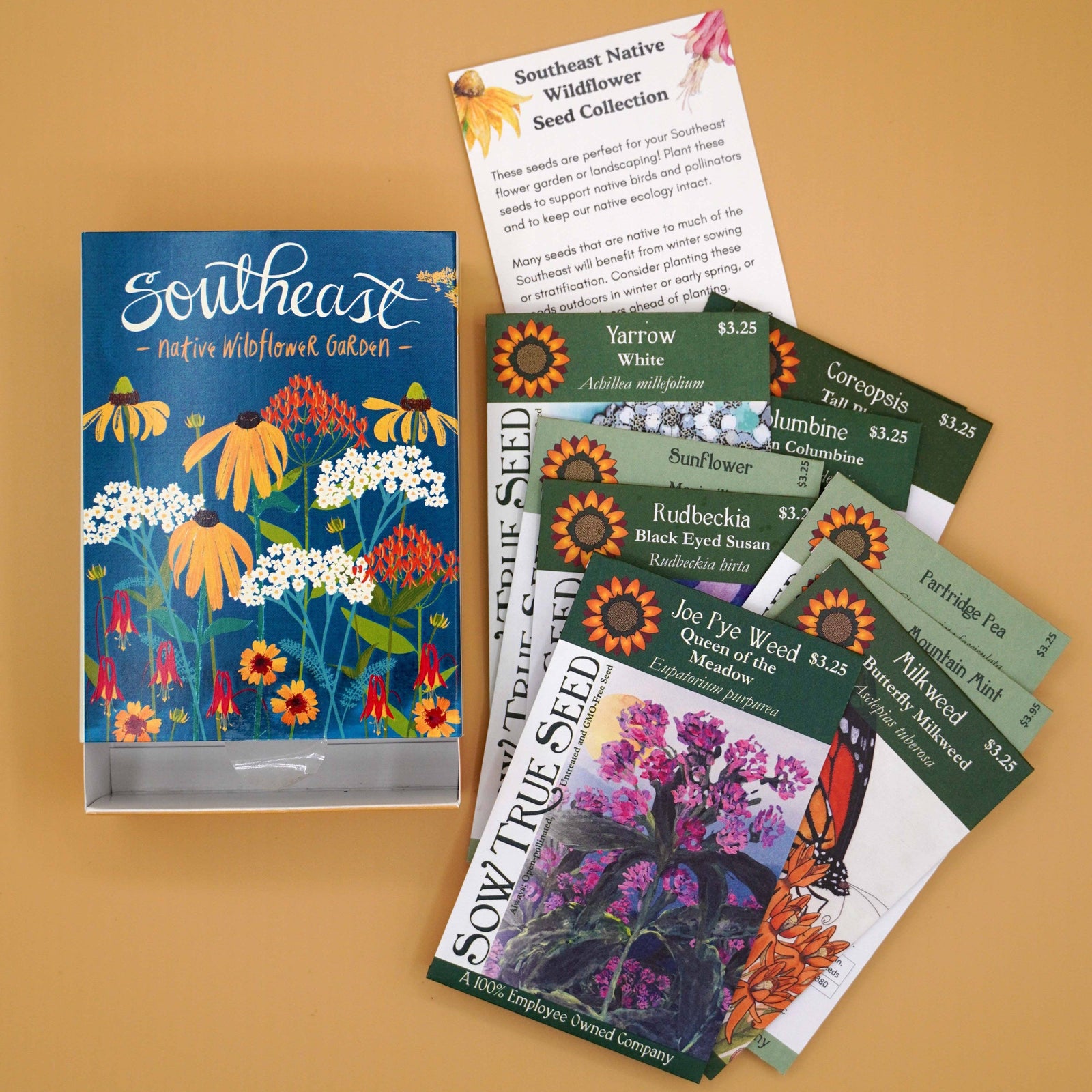 Southeast Native Wildflower Collection Box