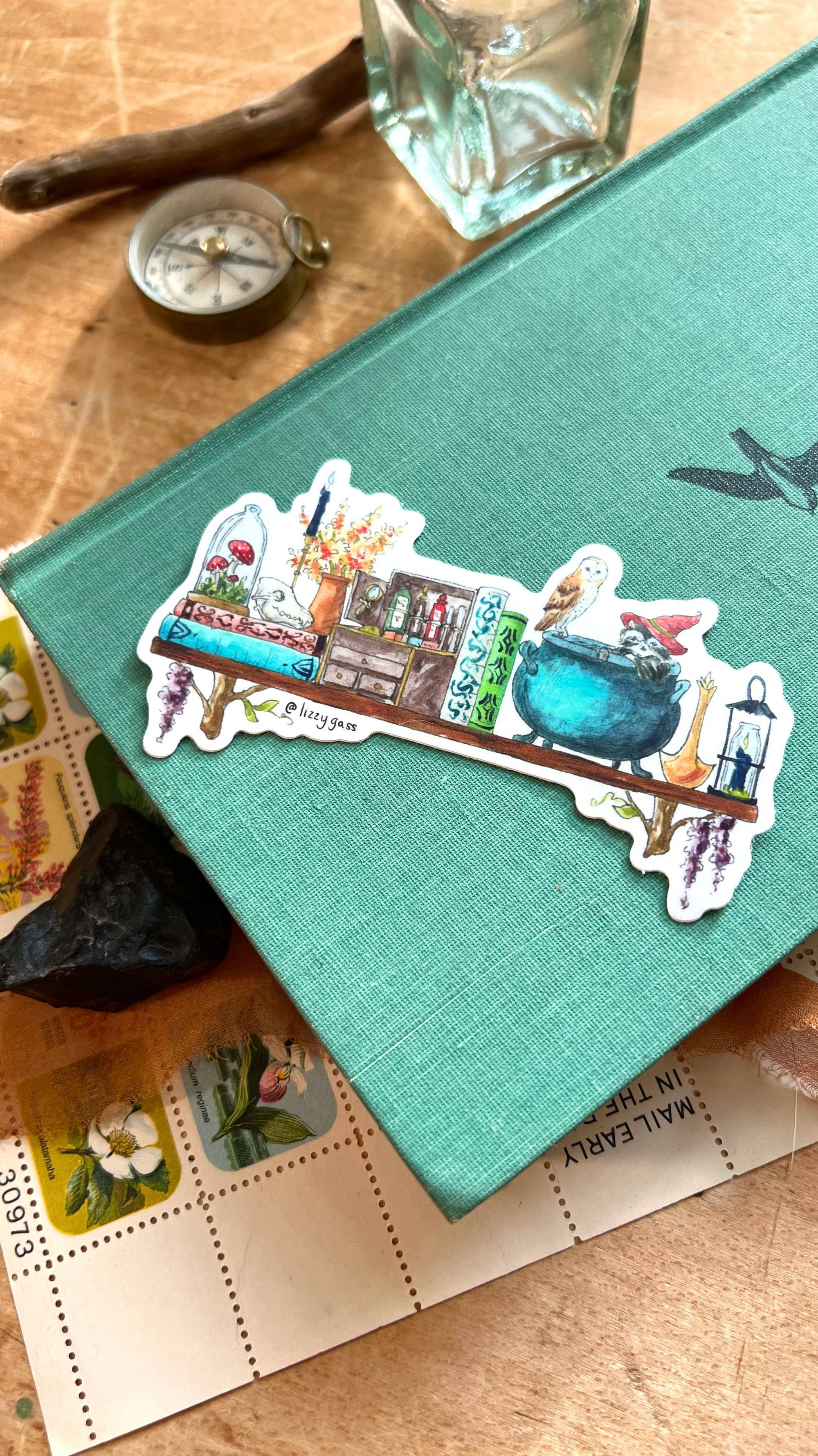 The Forest Witch's Shelf Sticker