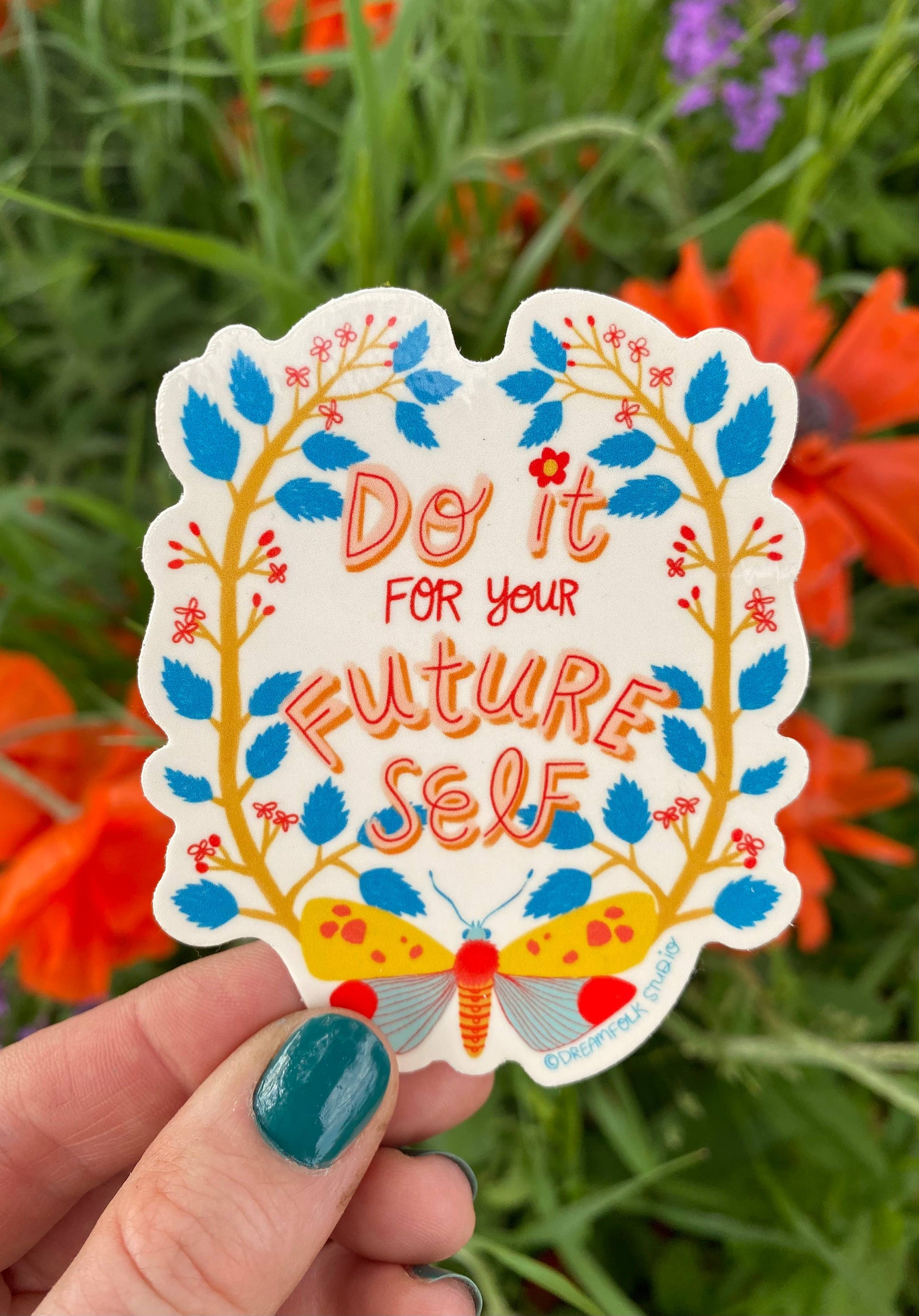 Virtual Self Example Sticker Future Self Vinyl Sticker - Wild Roots Apothecary